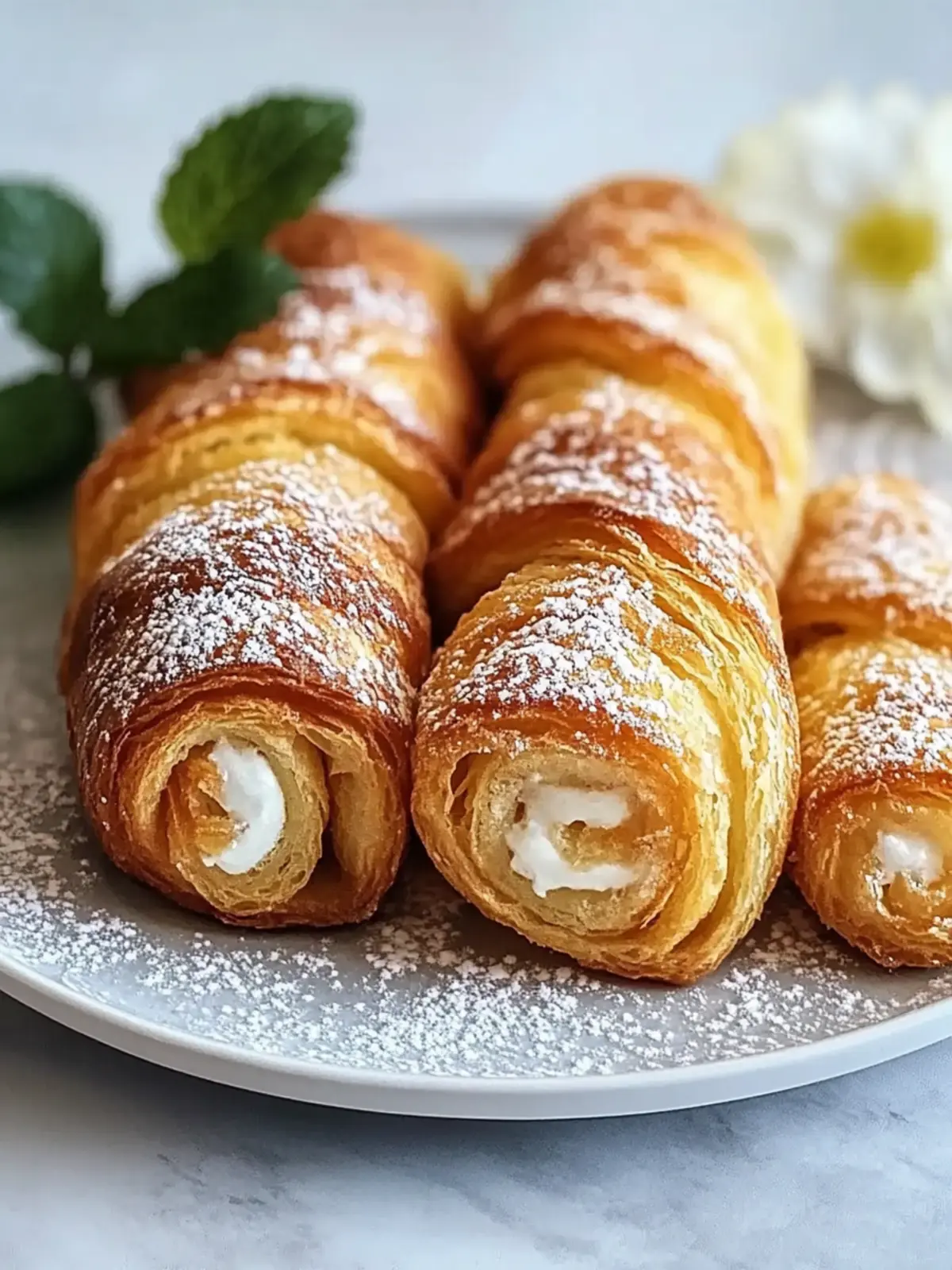 Zimtwirbel Französisch Toast Rollen