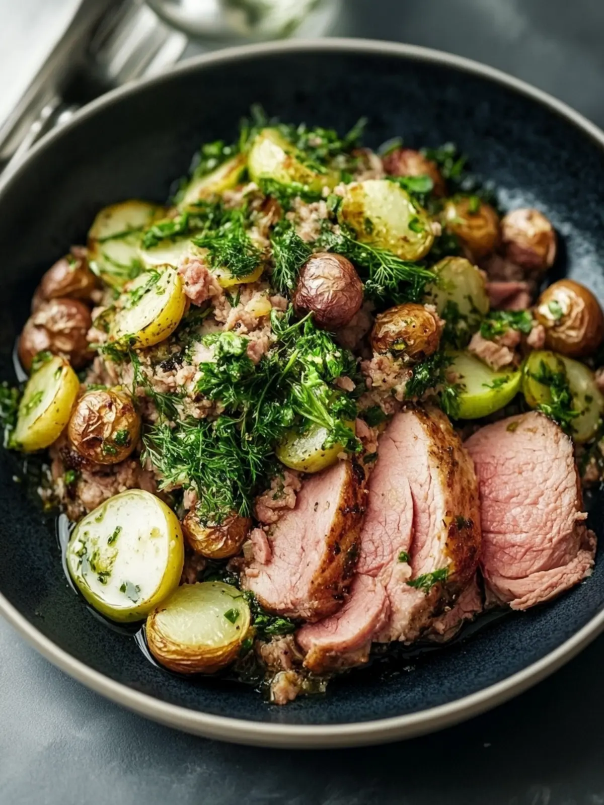 Rosenkohl Hackfleisch Pfanne