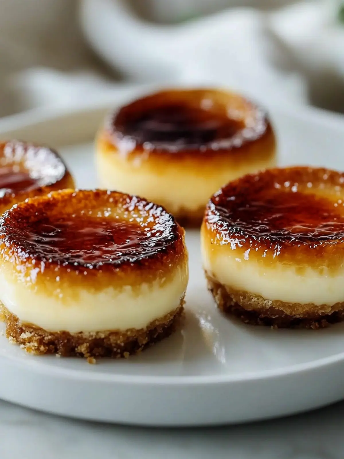 Mini Crème Brûlée Käsekuchen