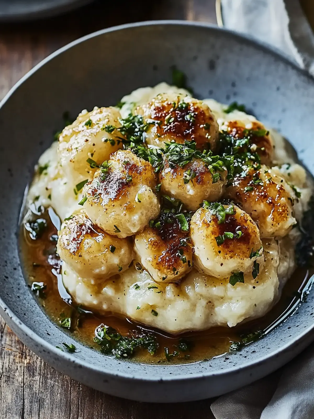 Unwiderstehlich aromatisches Knoblauch-Kräuter-Hühnchen mit cremigem Püree
