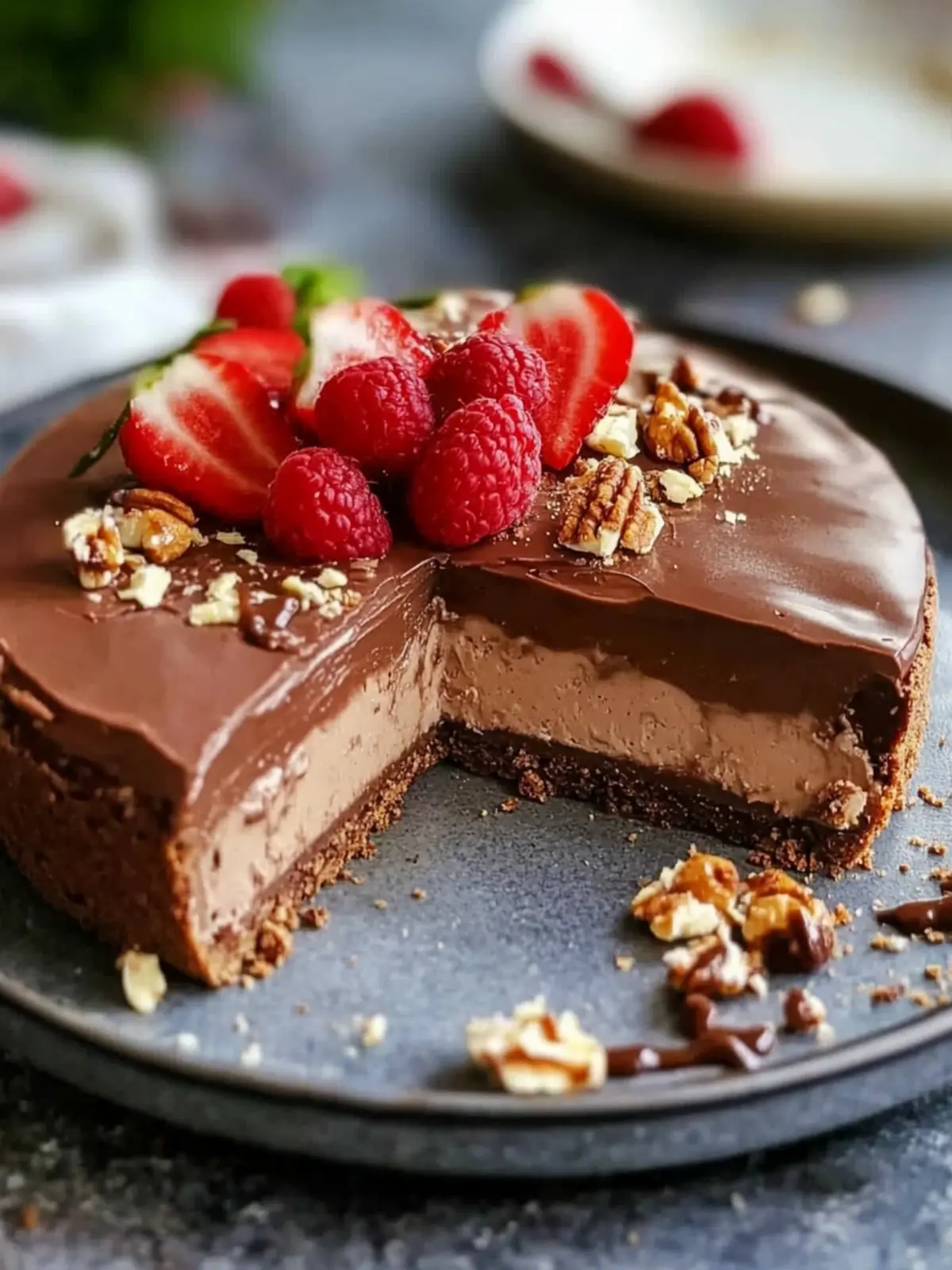 Nutella Käsekuchen ohne Backen