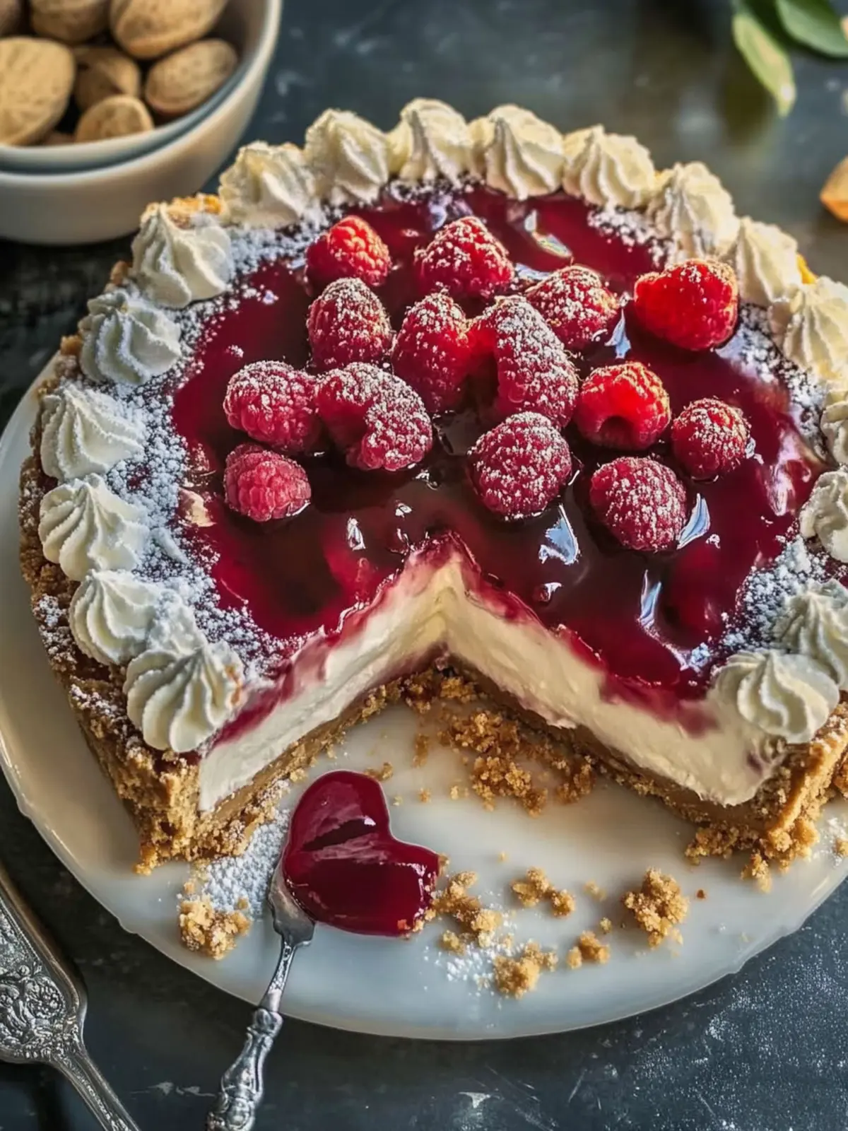 Nussiger Käsekuchen ohne Backen