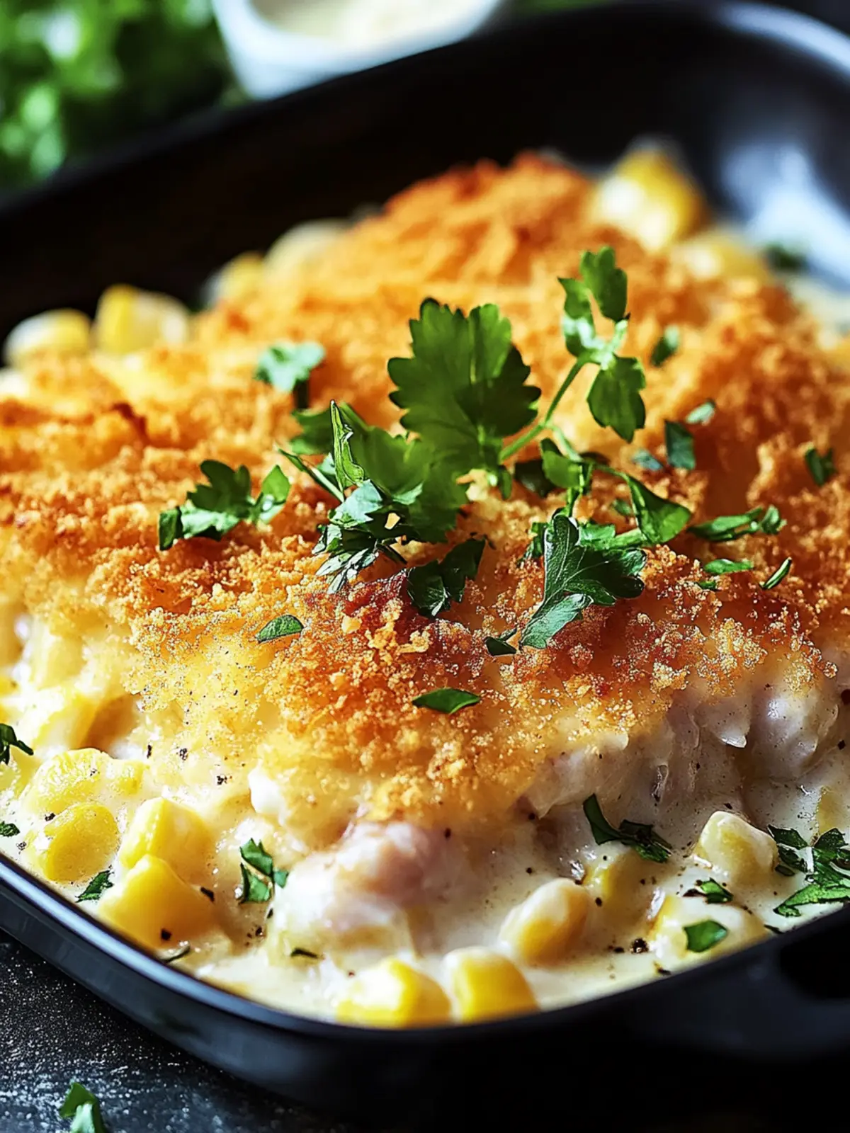 Hühnchen Cordon Bleu Auflauf