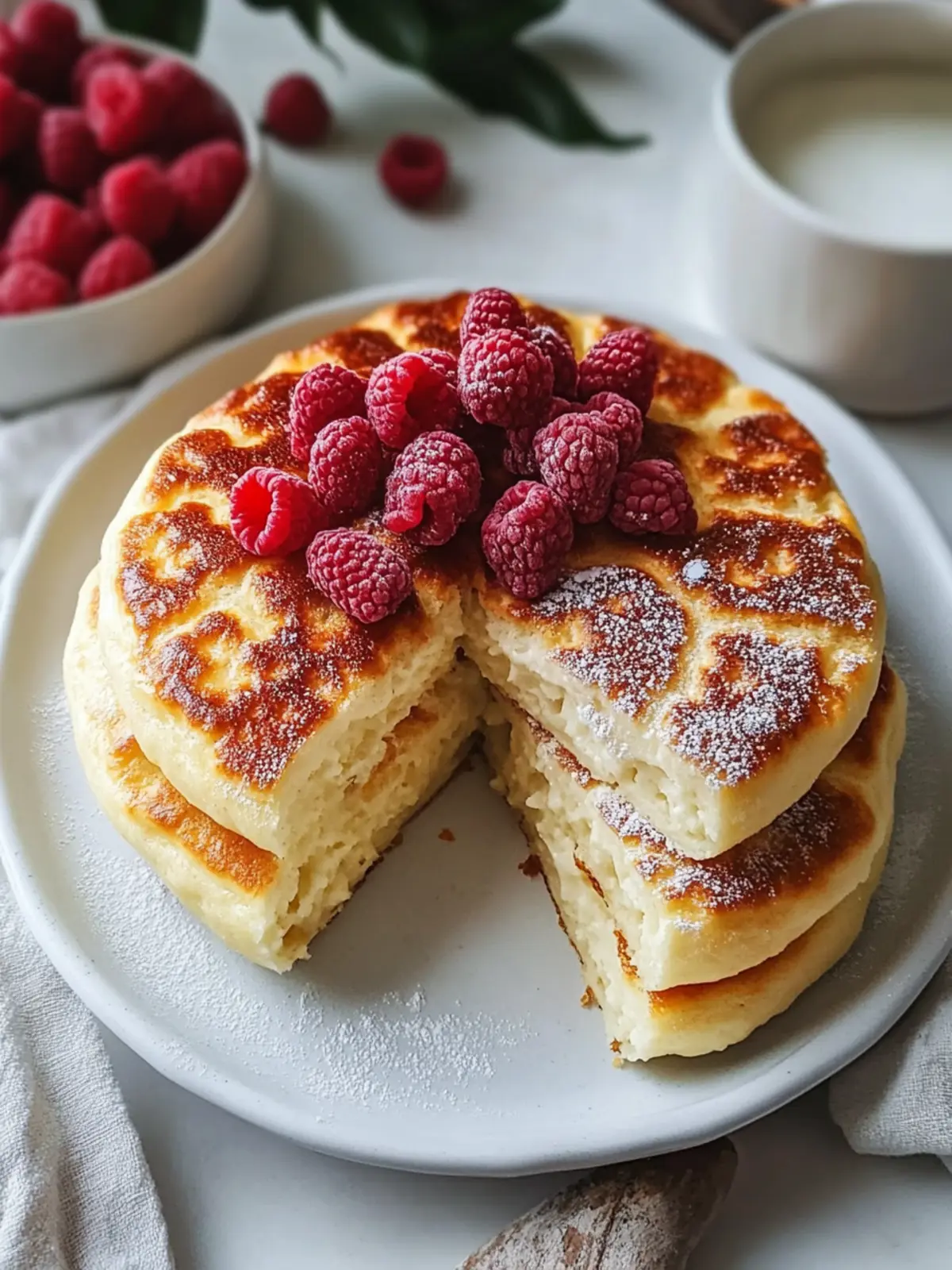 Fluffige Quarkpfannkuchen ohne Mehl