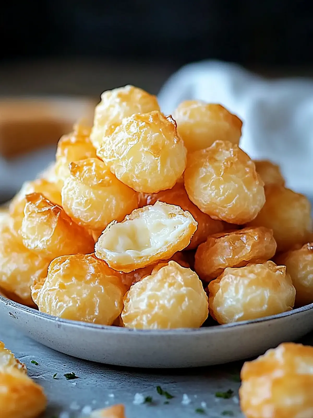 Käse Puff Snacks