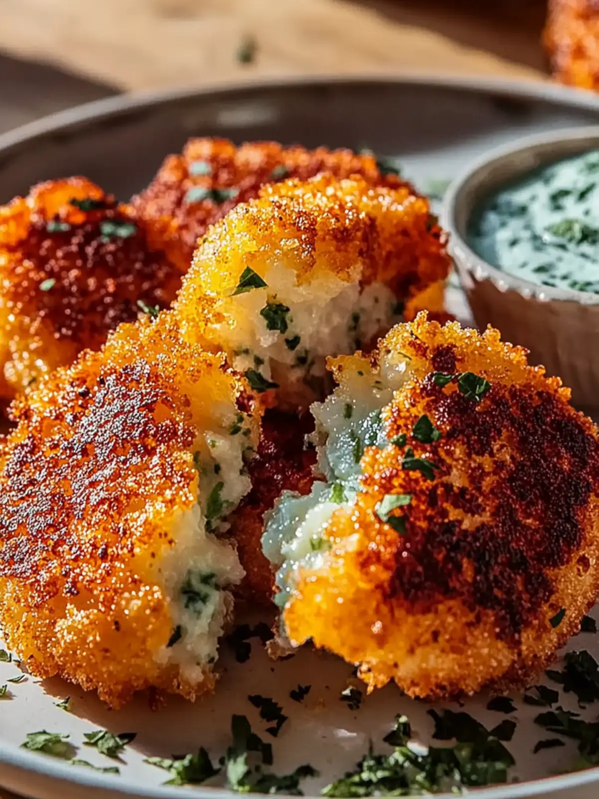 Airfryer Kohlrabi Schnitzel