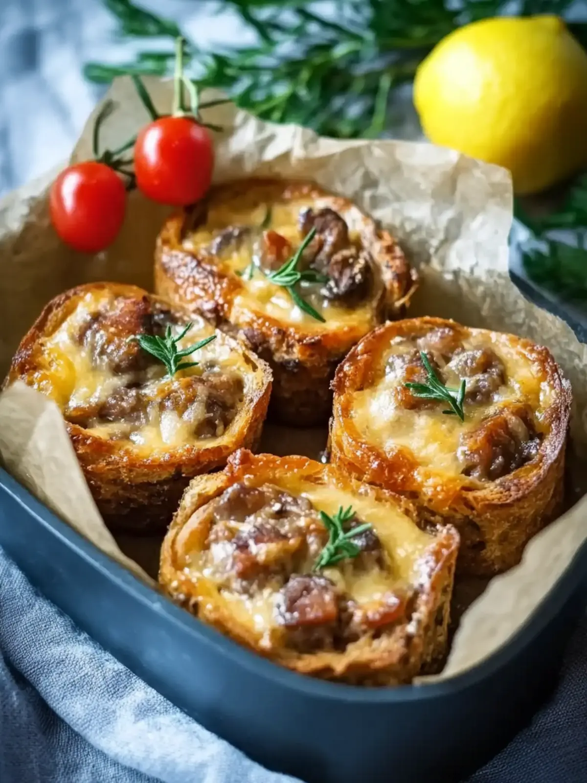 Roulade-Topf aus dem Ofen