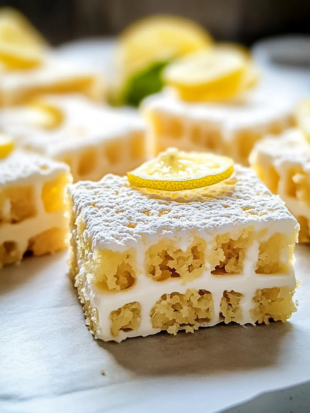 Zitronen-Reis-Krispy-Leckereien