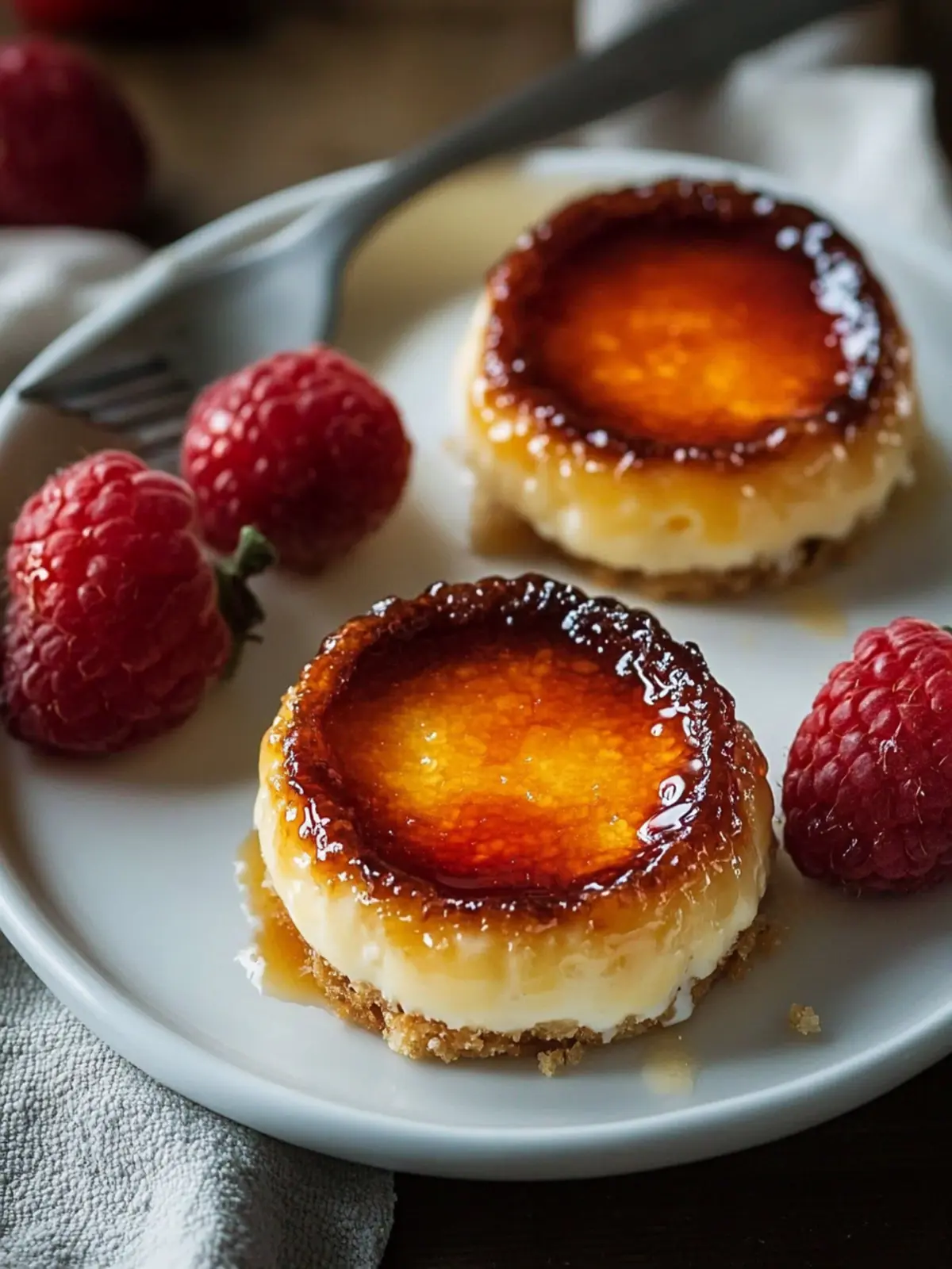 Mini Crème Brûlée Käsekuchen