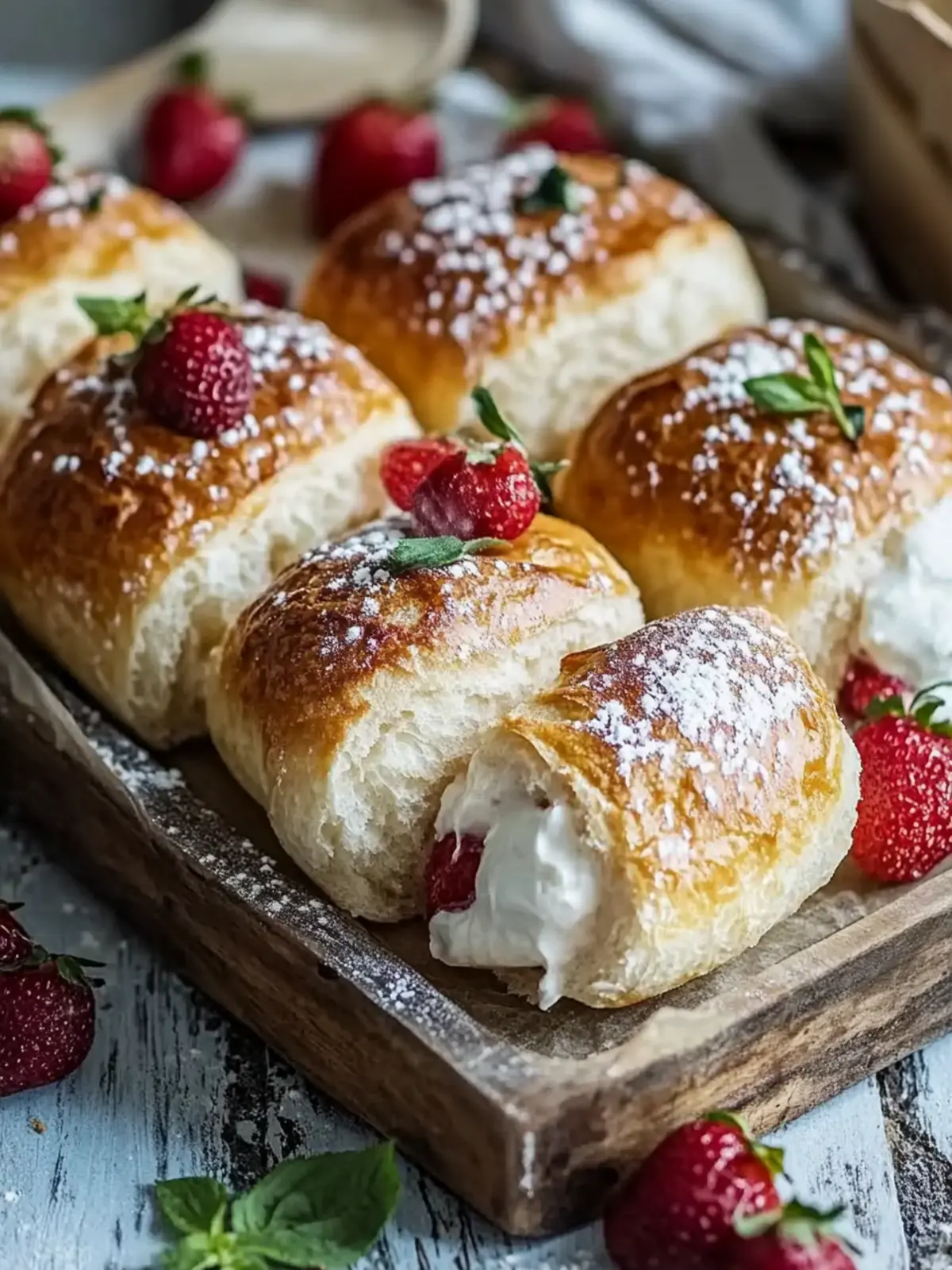 Joghurtrollen ohne Hefe