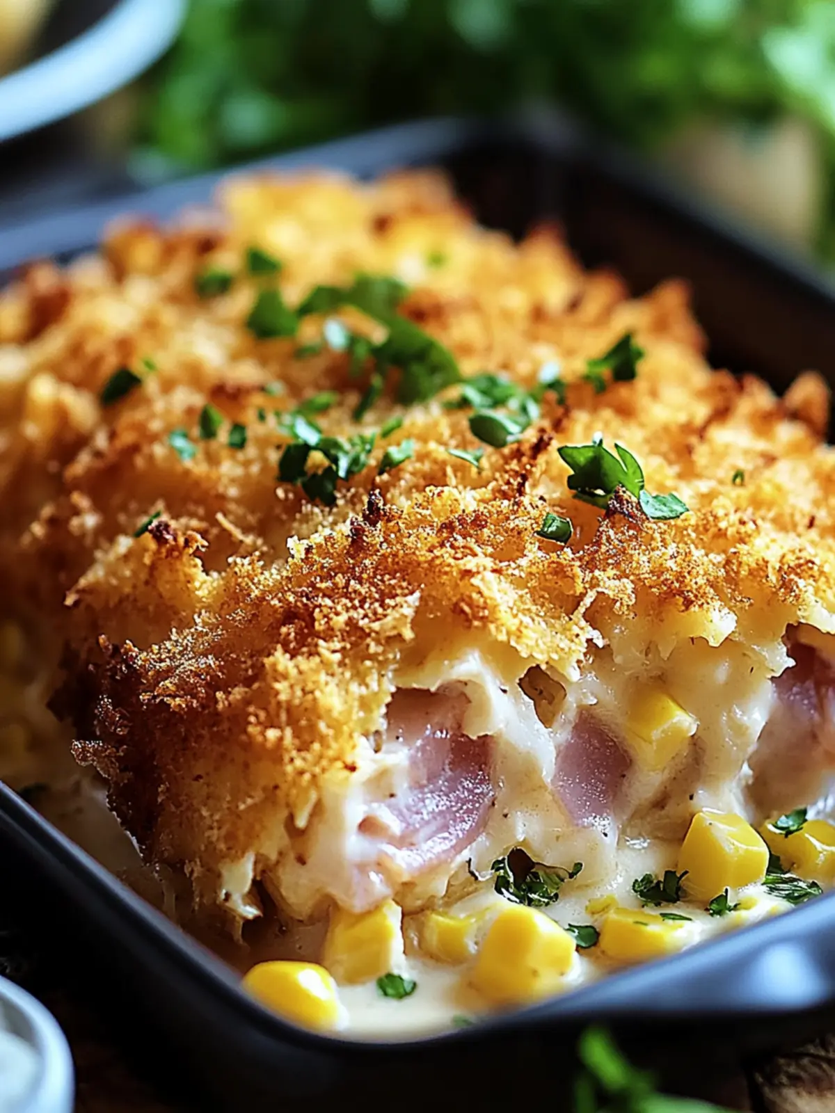 Hühnchen Cordon Bleu Auflauf