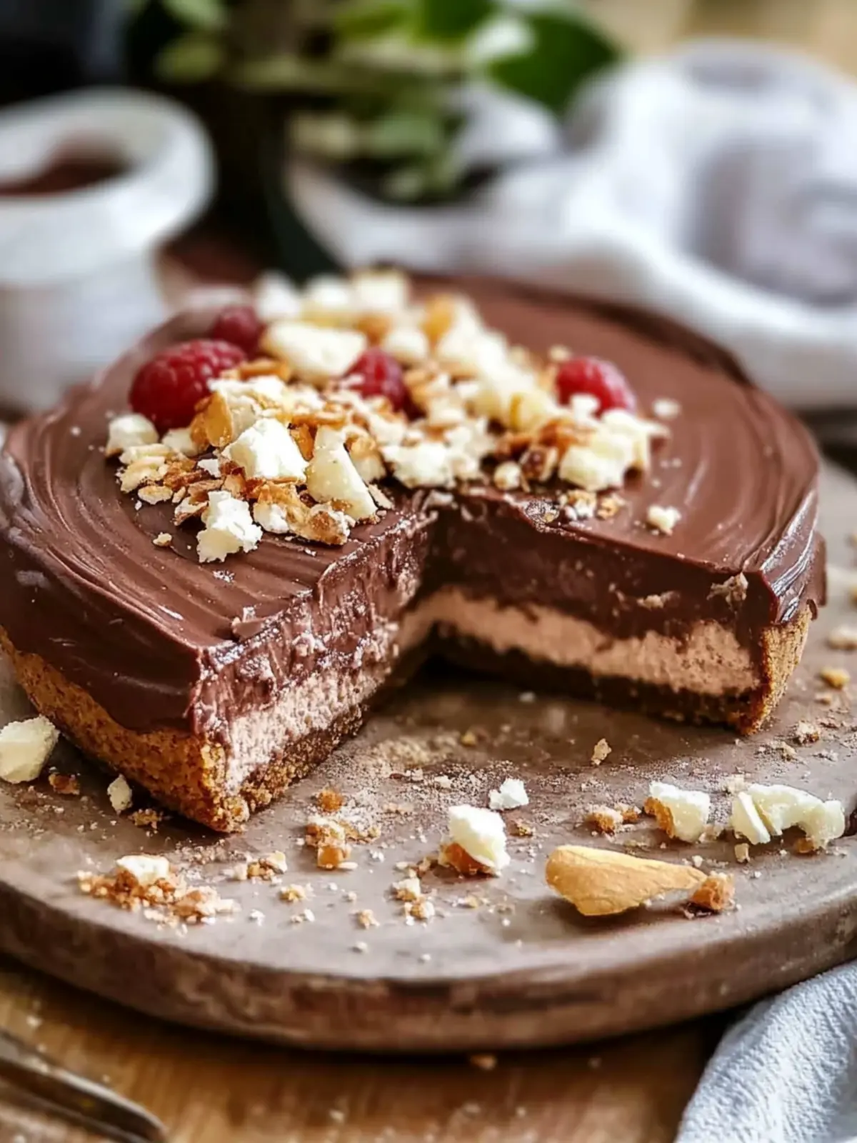 Nutella Käsekuchen ohne Backen