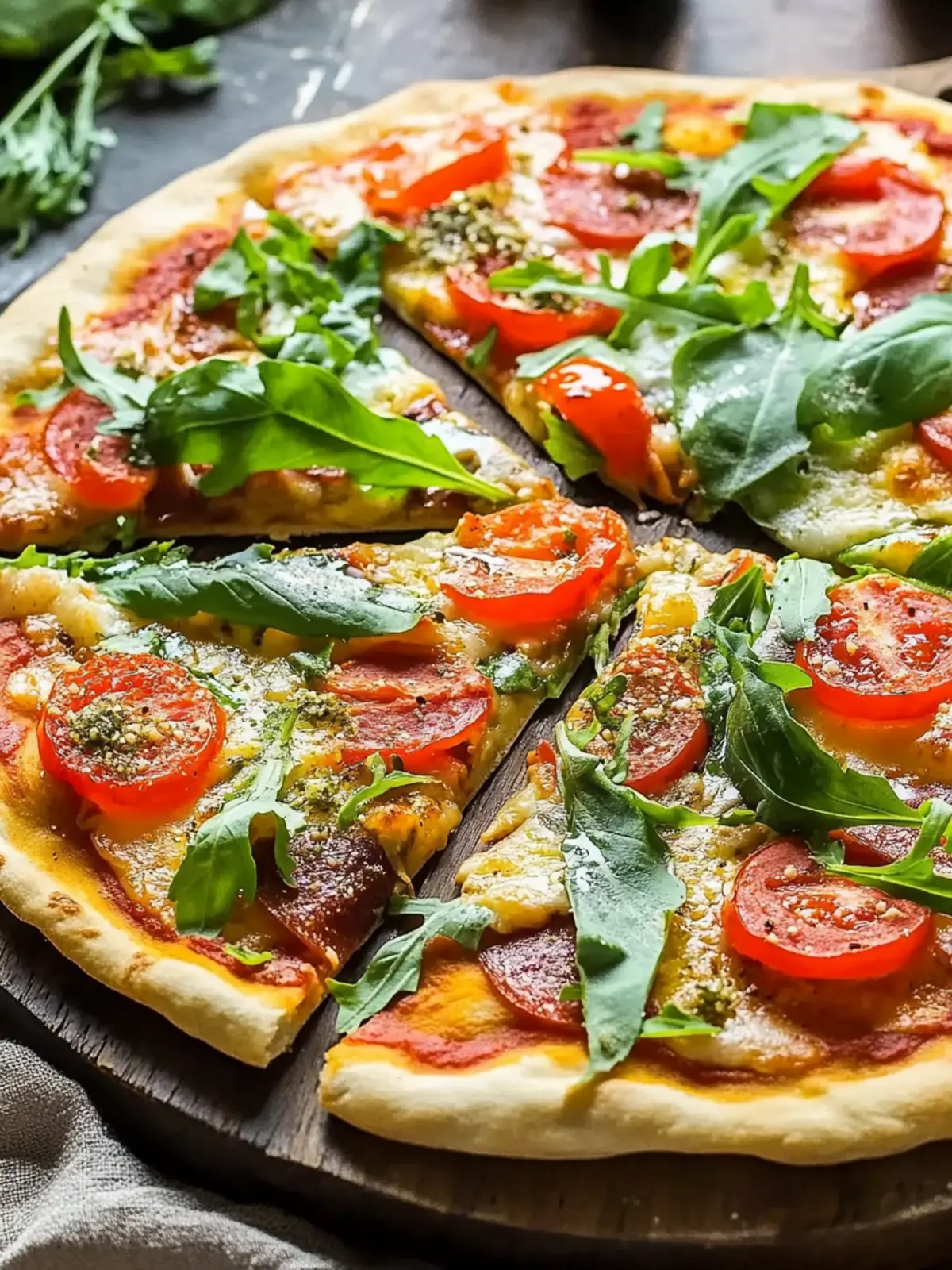 veganer Pizzabelag