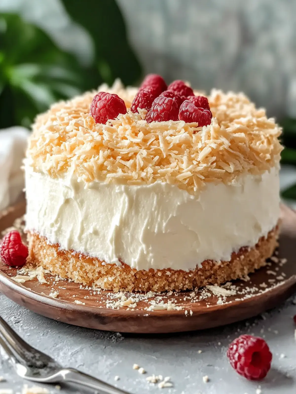 Unwiderstehlicher altmodischer Kokoskuchen