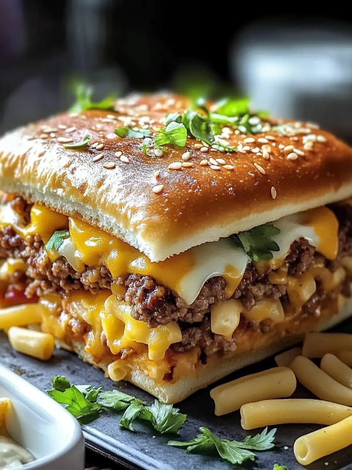 Big Mac Nudelauflauf mit Kult-Dressing