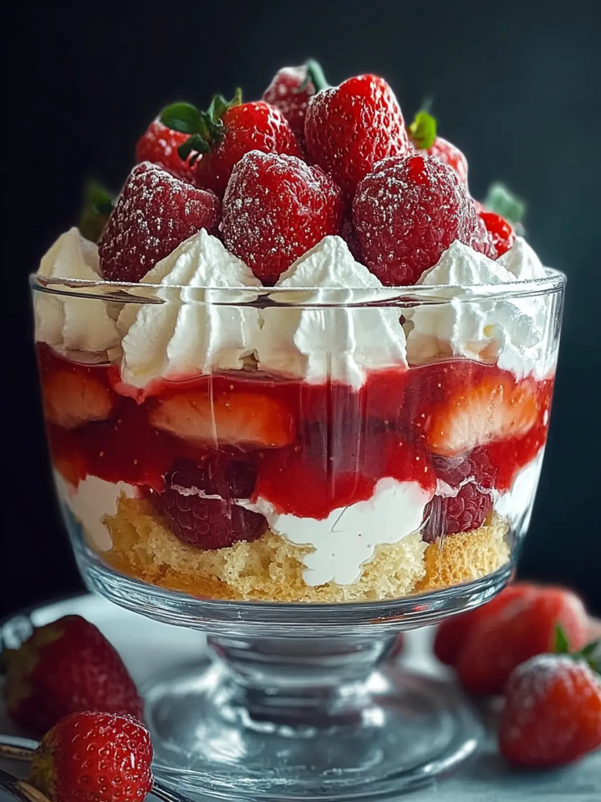 Erdbeertorte Trifle