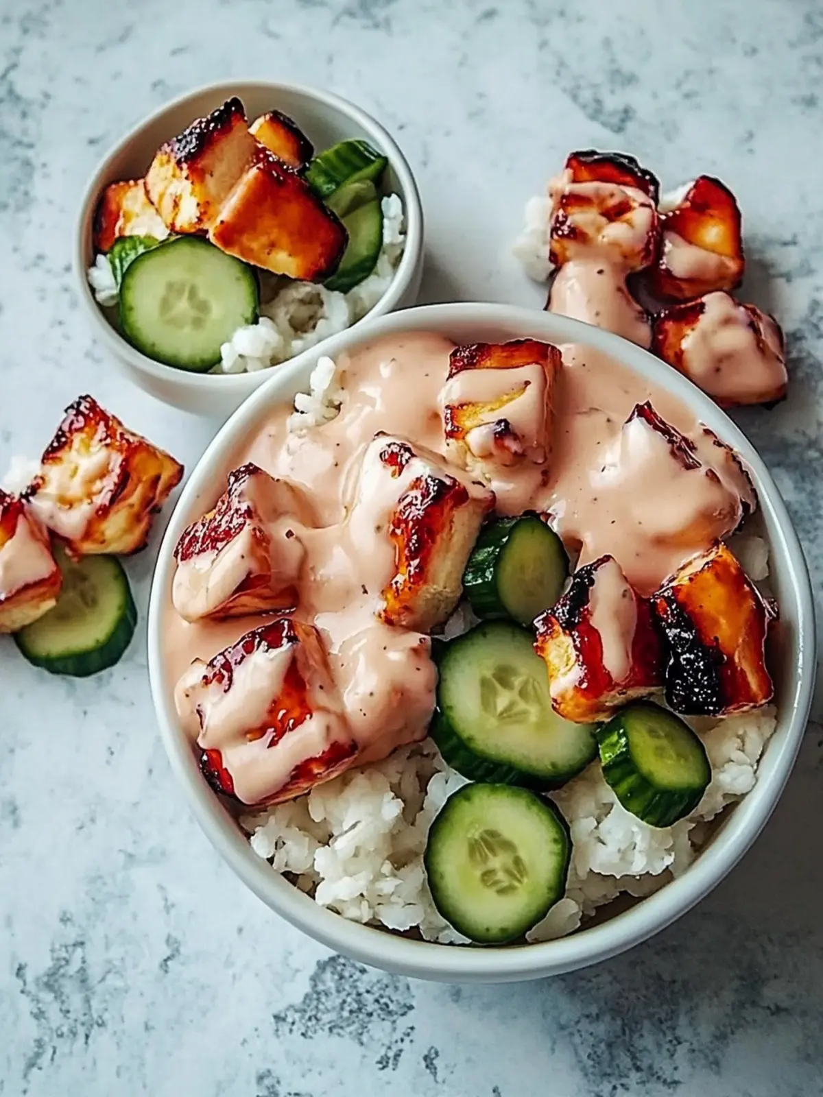 Bang Bang Hähnchen Schüssel