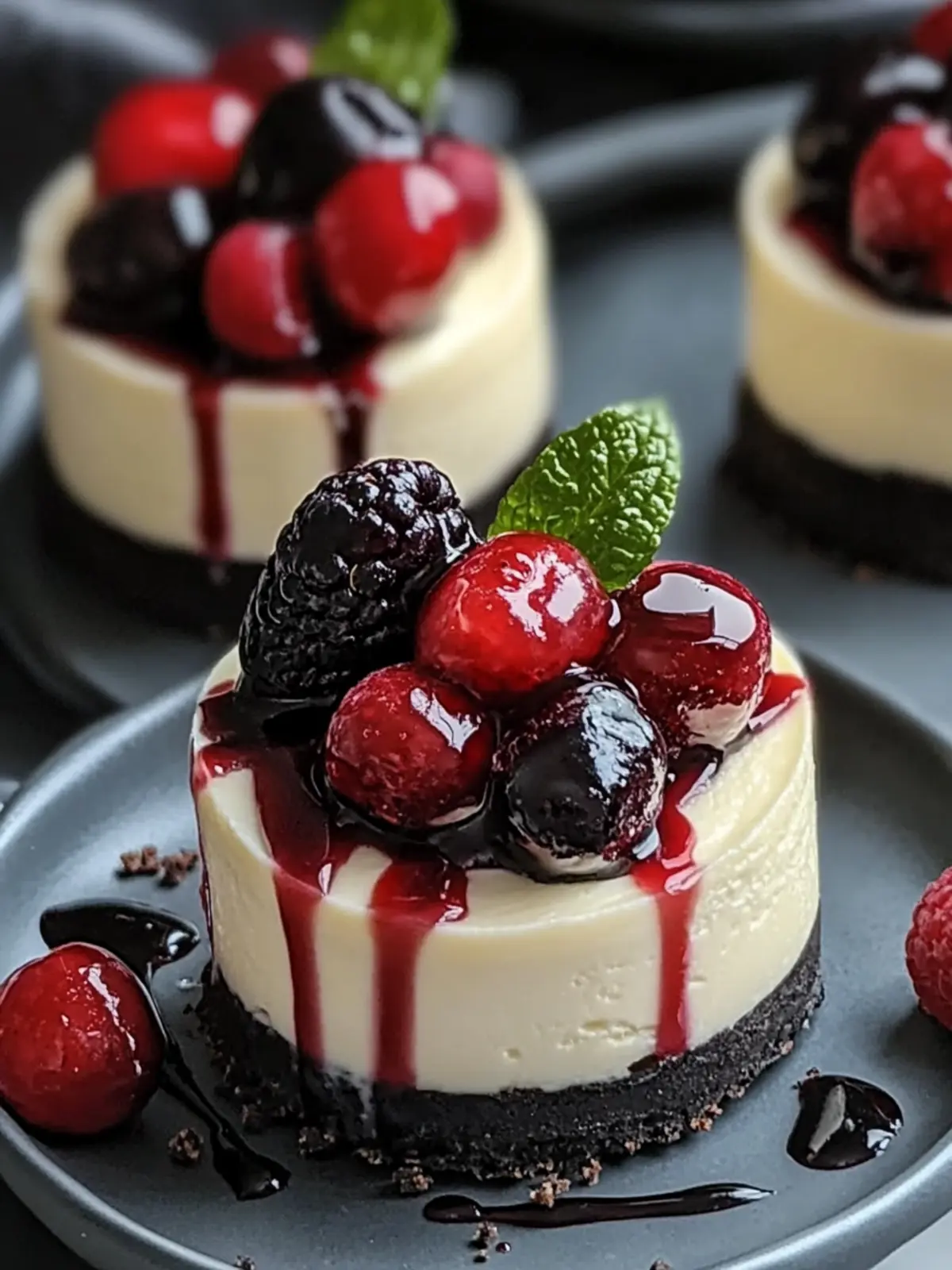 Mini Schwarzwälder Käsekuchen