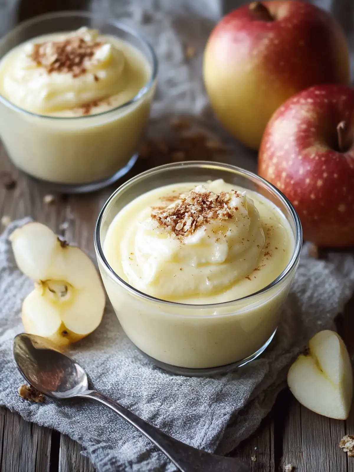 Vegane Apfel-Creme
