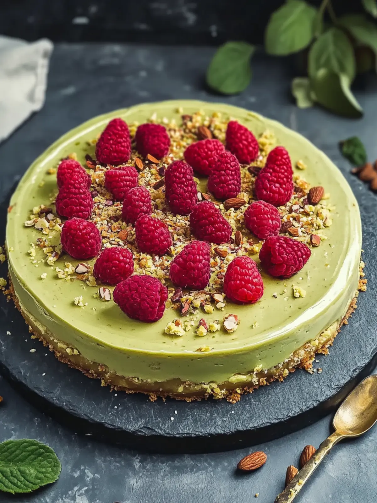 Pistazienkäsekuchen