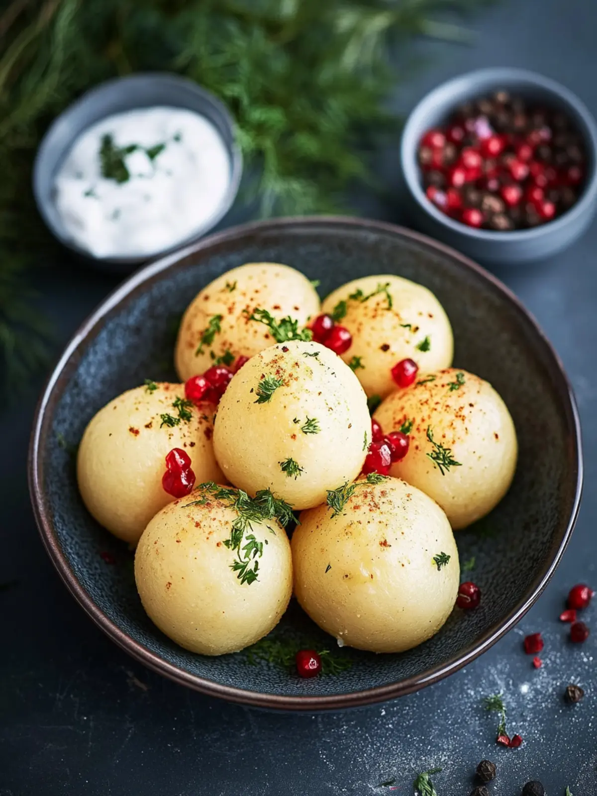 Kartoffelknödel aus gekochten Kartoffeln