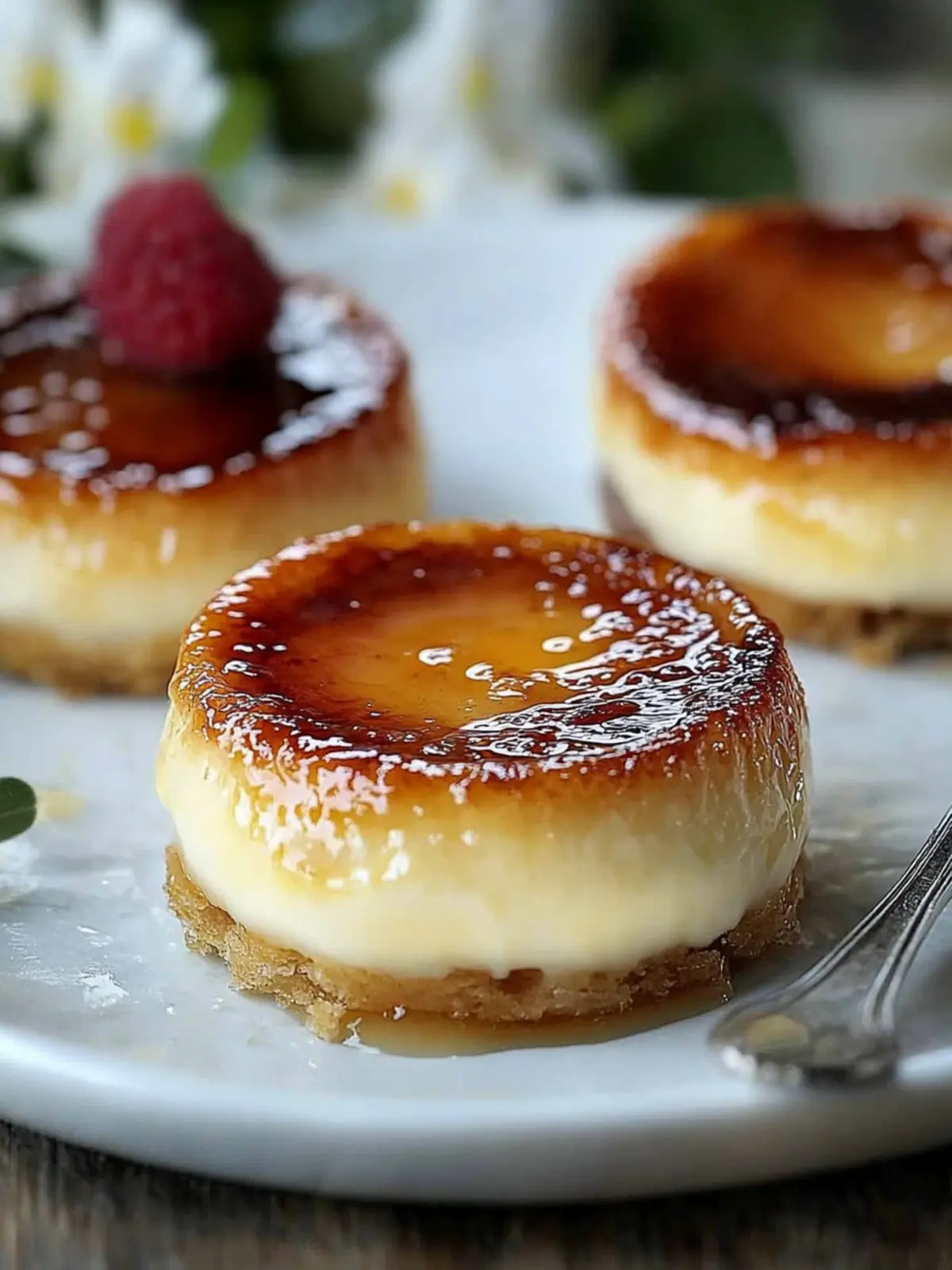 Mini Crème Brûlée Käsekuchen