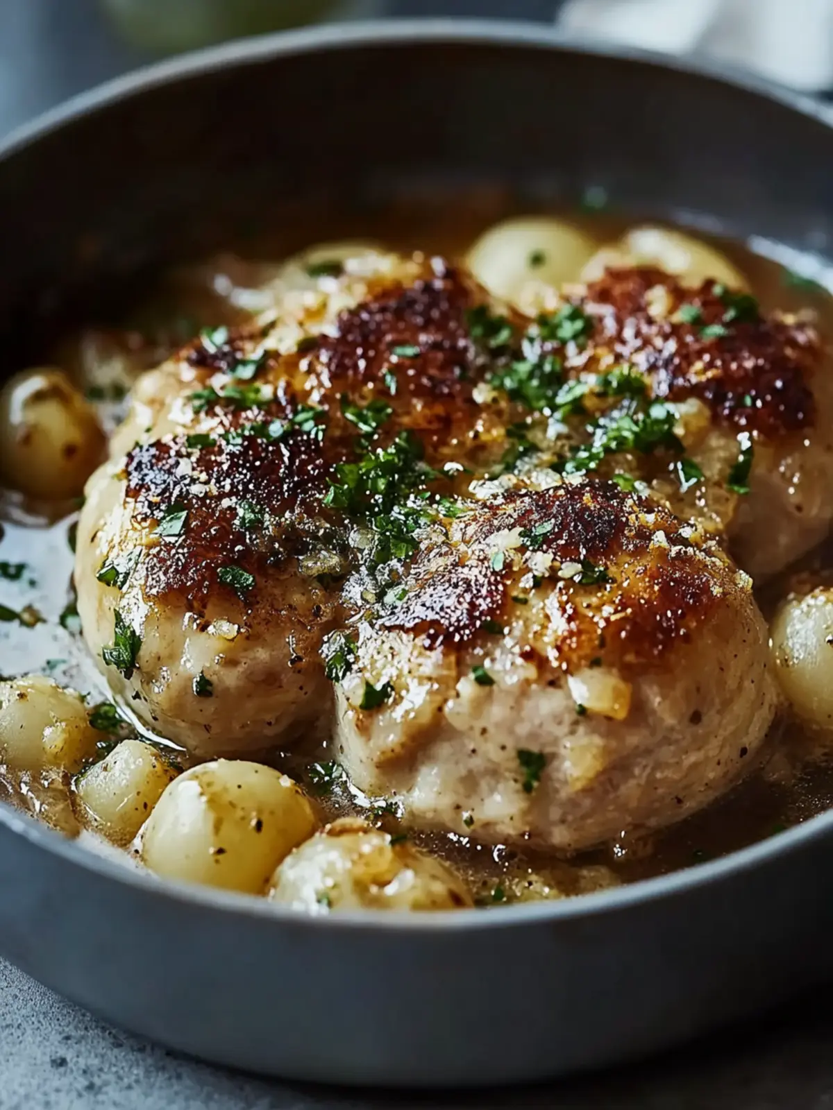Unwiderstehlich aromatisches Knoblauch-Kräuter-Hühnchen mit cremigem Püree