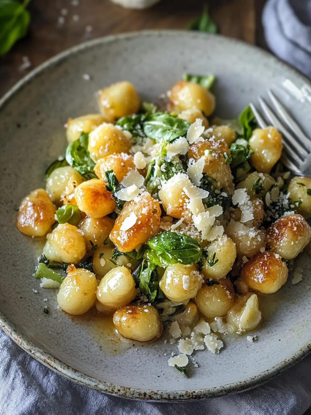 Vegetarische Gnocchi-Pfanne mit Spitzkohl