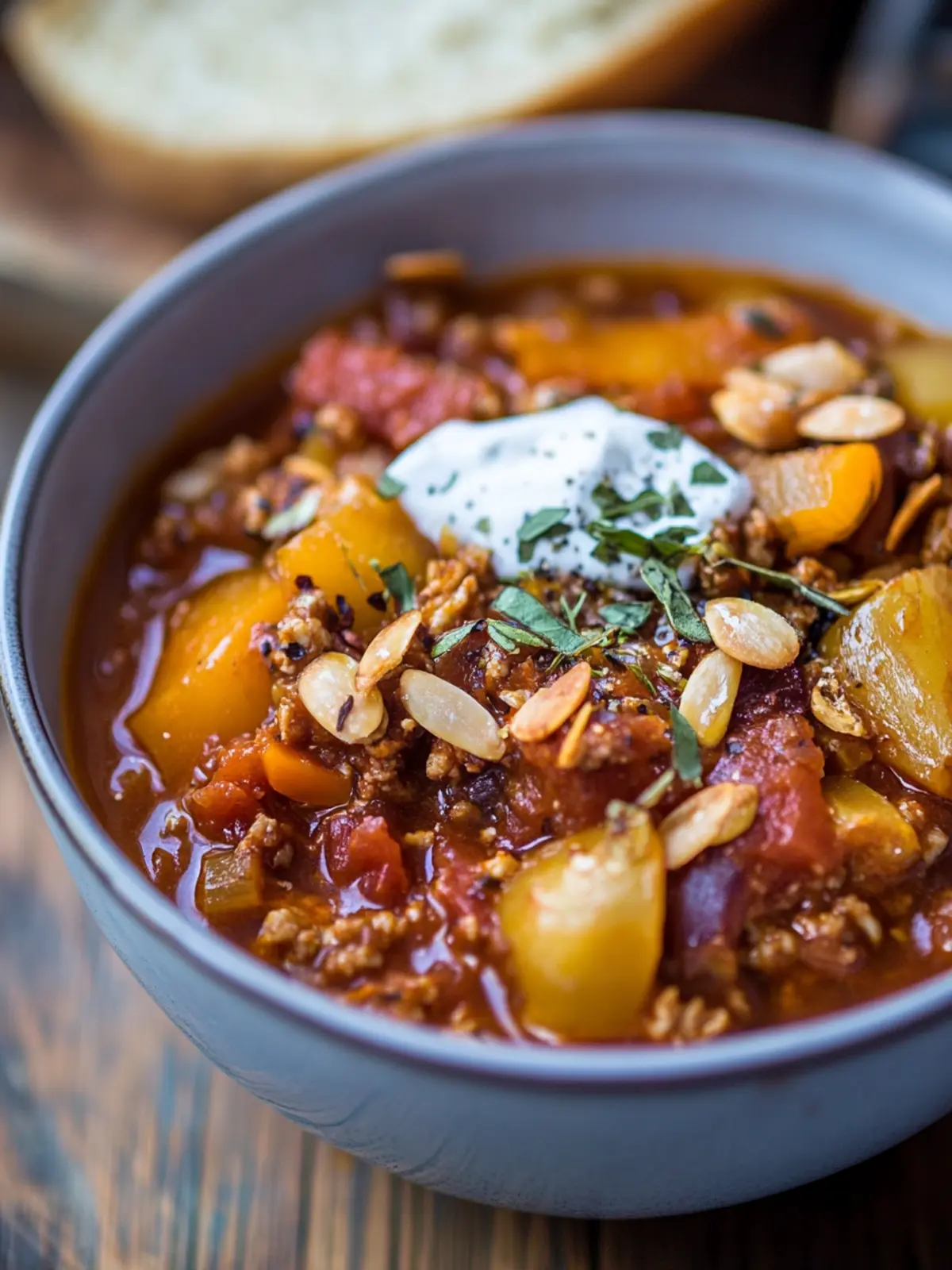 Einfacher tröstlicher Slow Cooker Gemüse-Eintopf