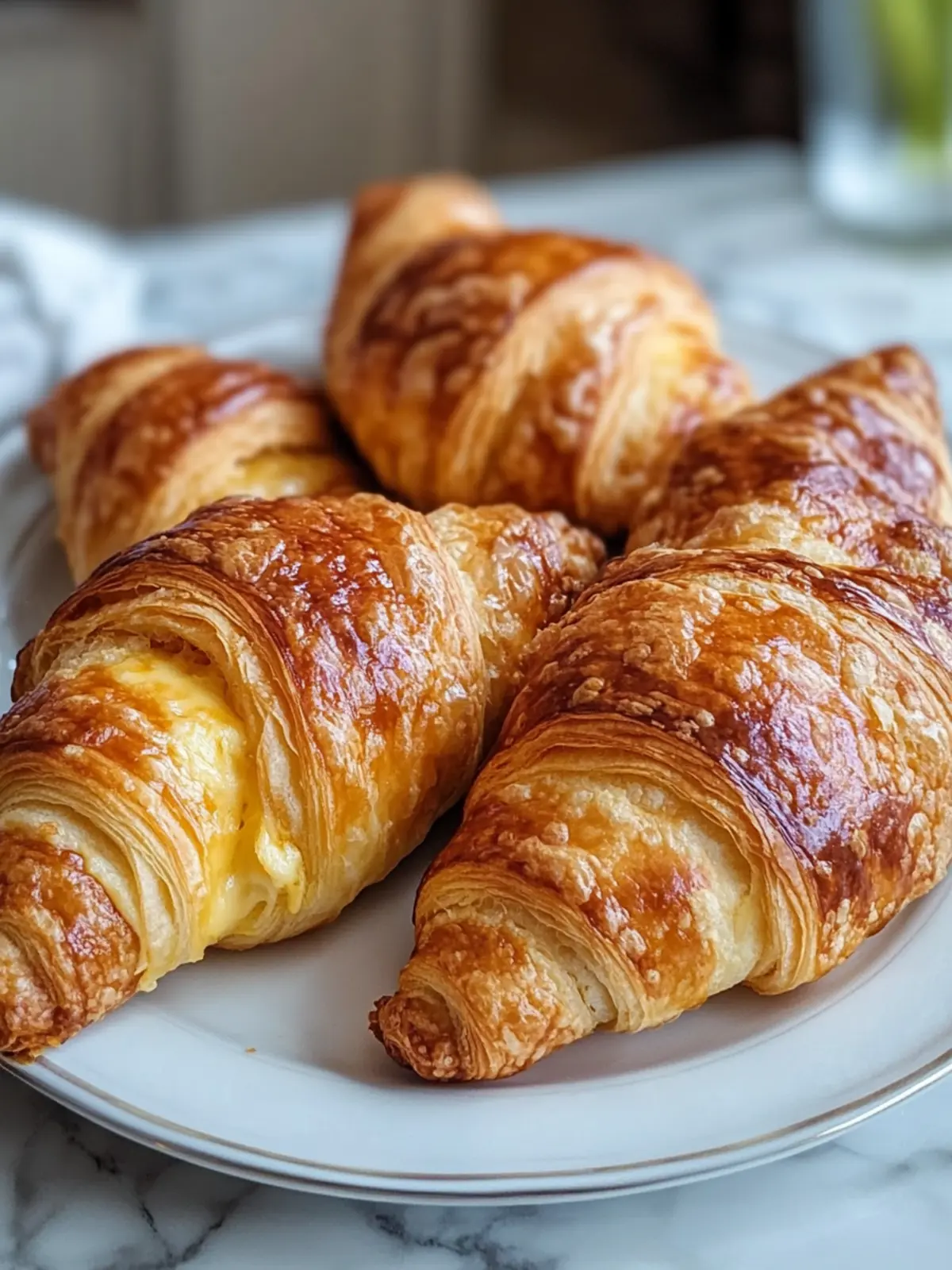 Irresistible Heißluftfritteuse Rinderham Käse Croissants