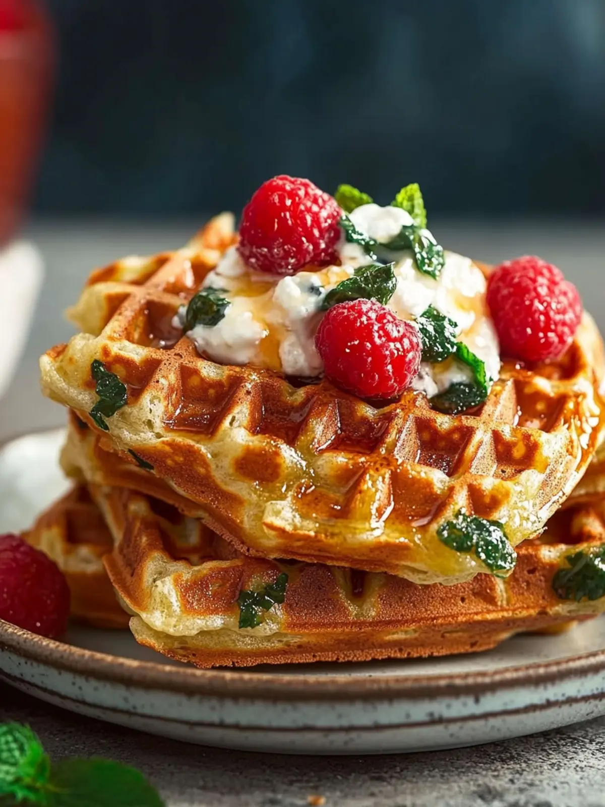 Herzhafte Gemüsewaffeln