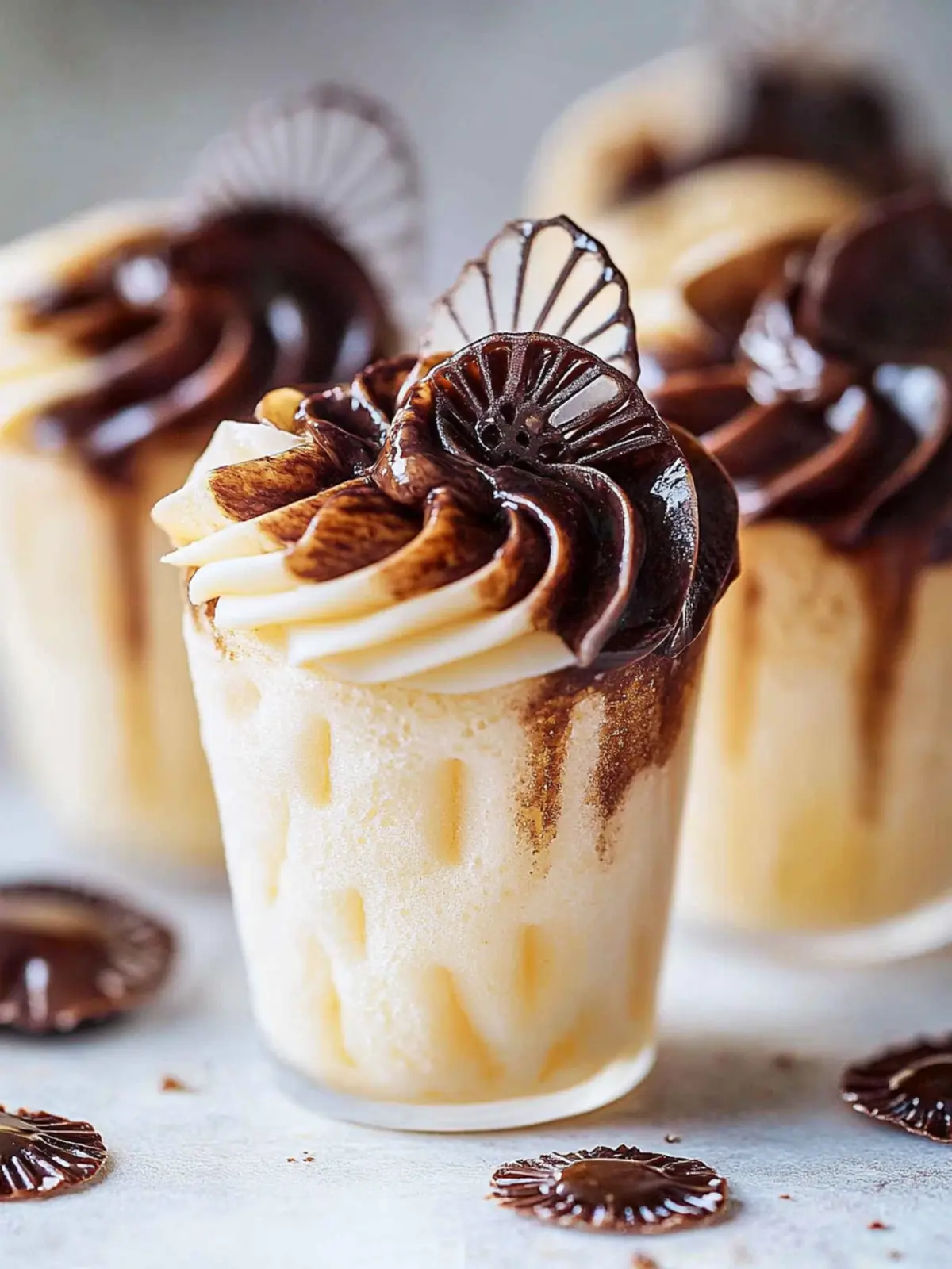 Tender marbled spritz cookies with vanilla and chocolate enjoy