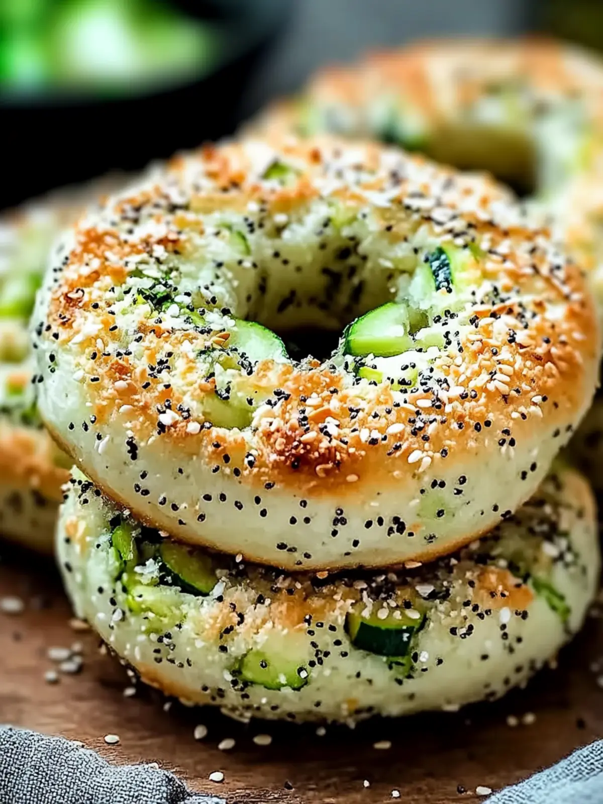 Zucchini Bagels