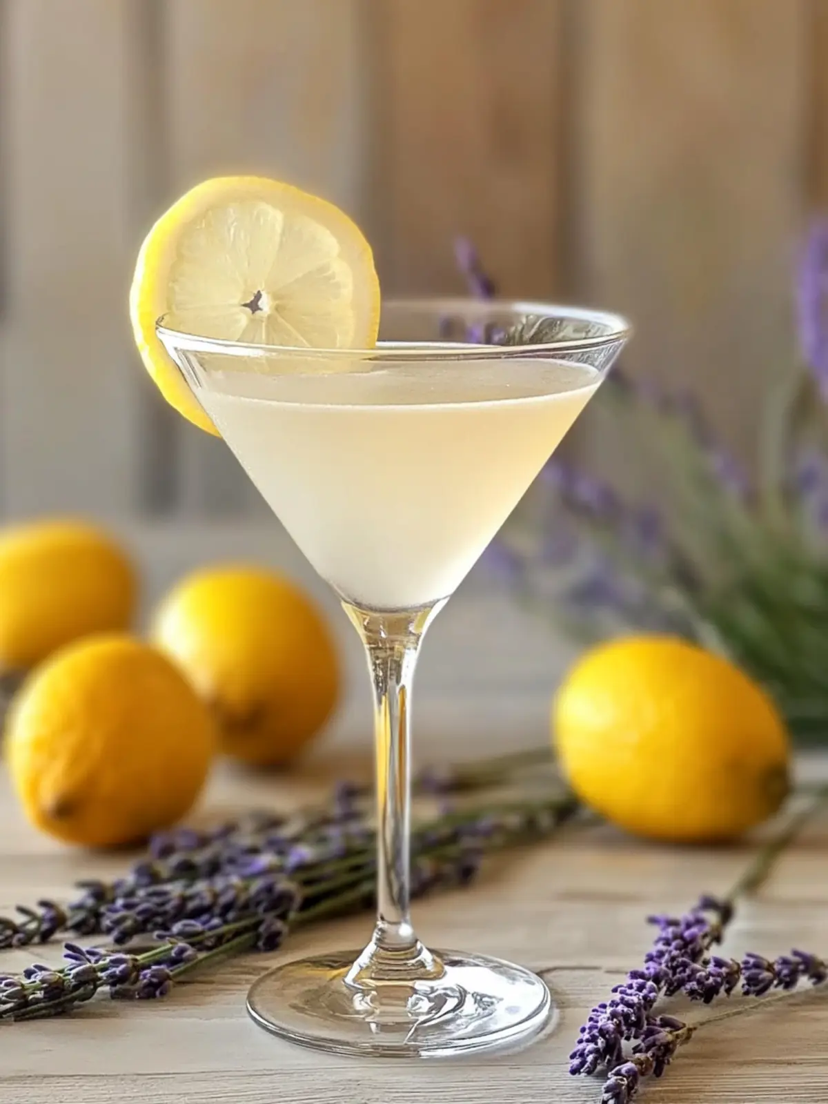 Lavendel Zitronen-Drop Martini