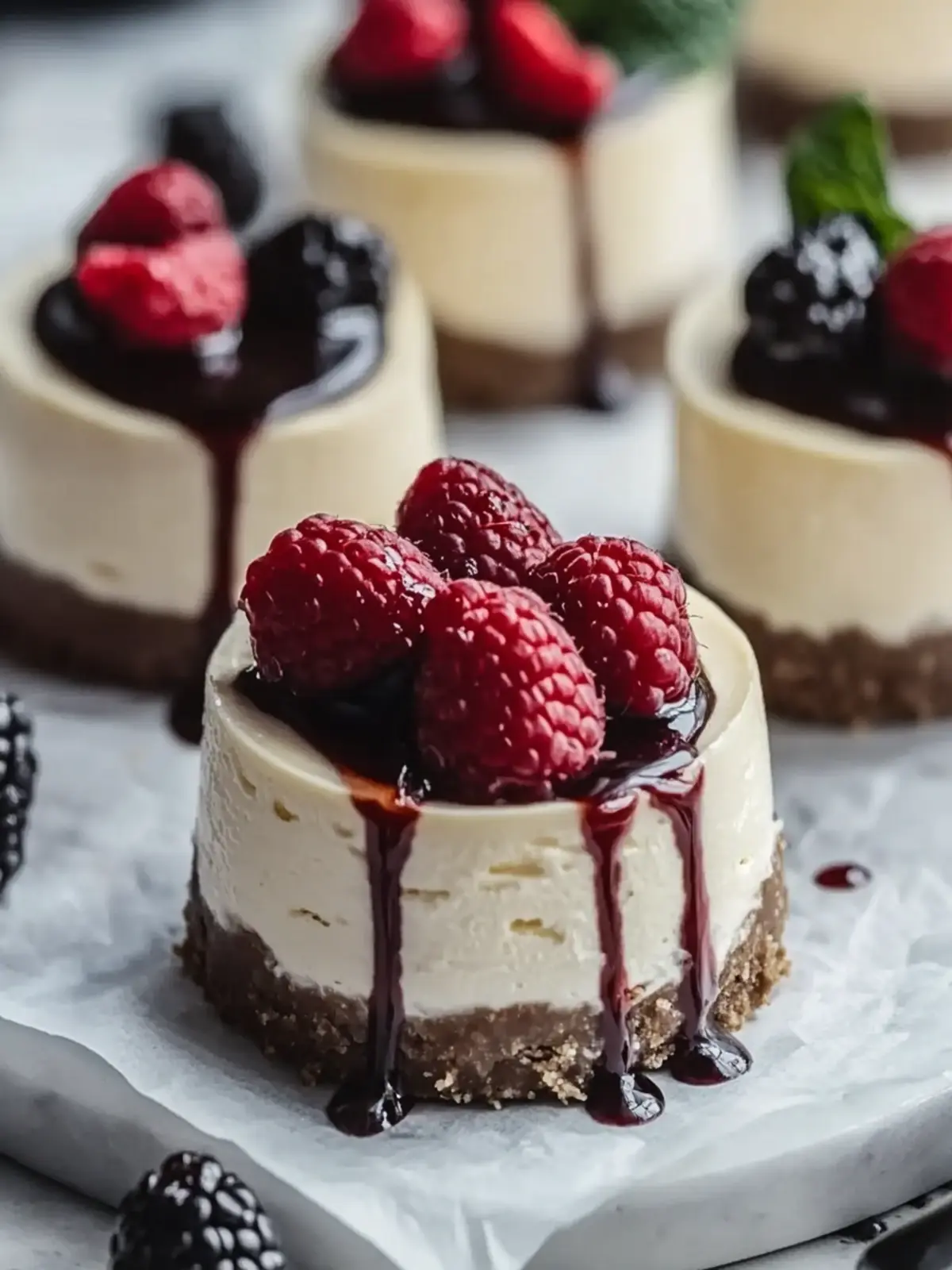 Mini Schwarzwälder Käsekuchen