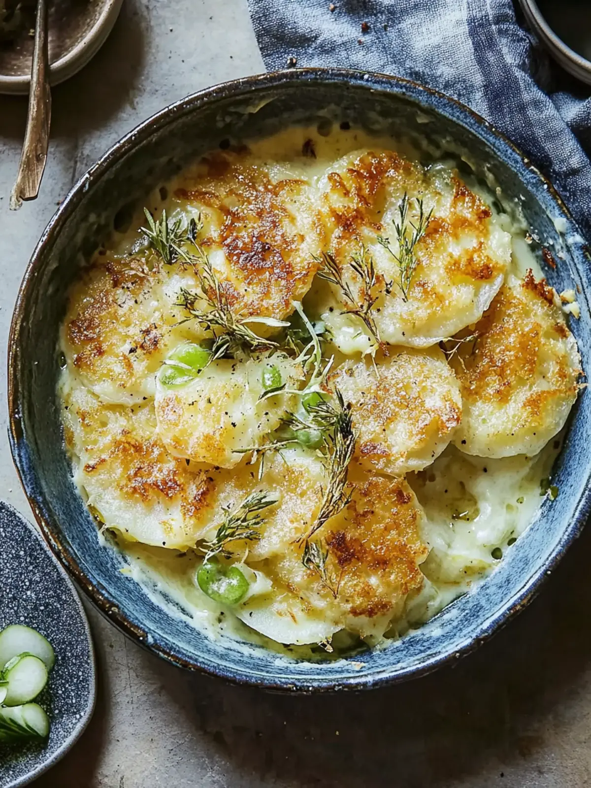 BESTE GEBACKENE KOHLRABI GRATIN