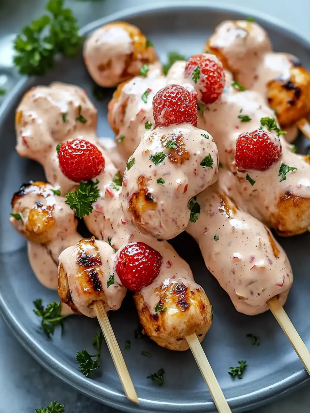 Bang Bang Hähnchenspieße