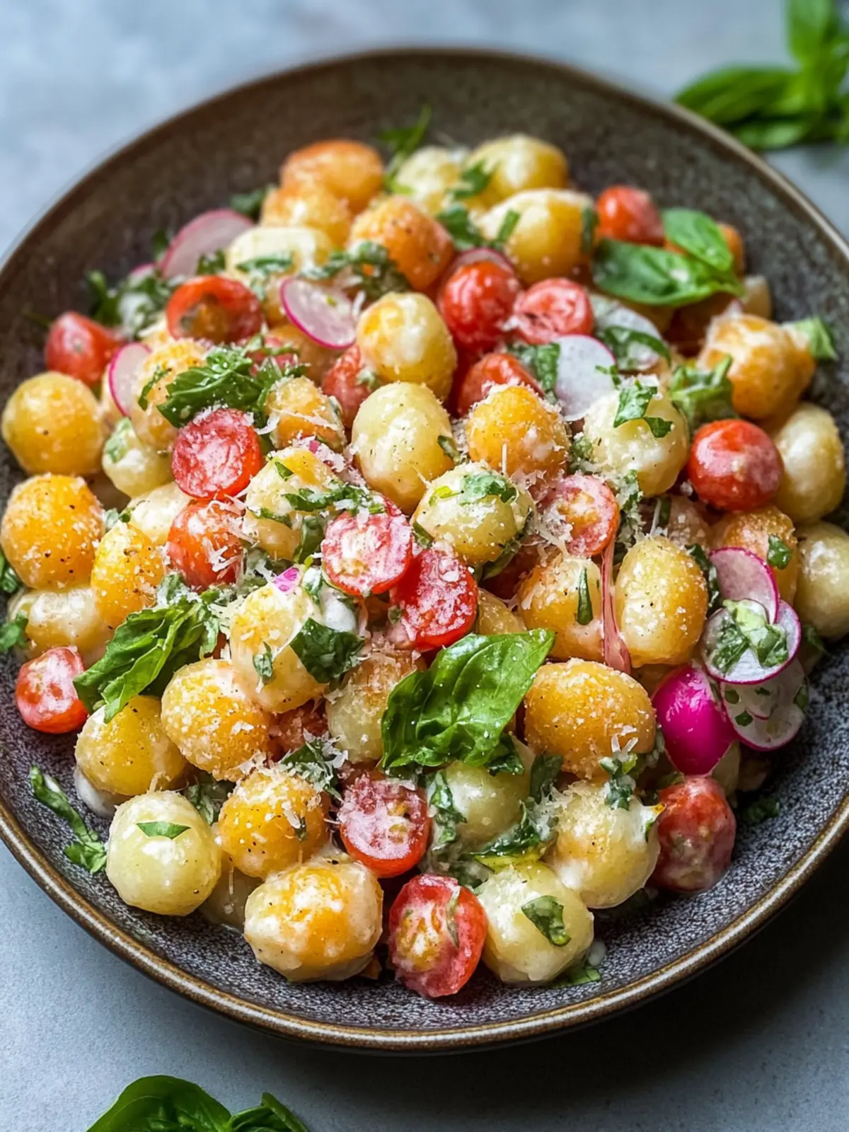 Knuspriger Gnocchi-Salat