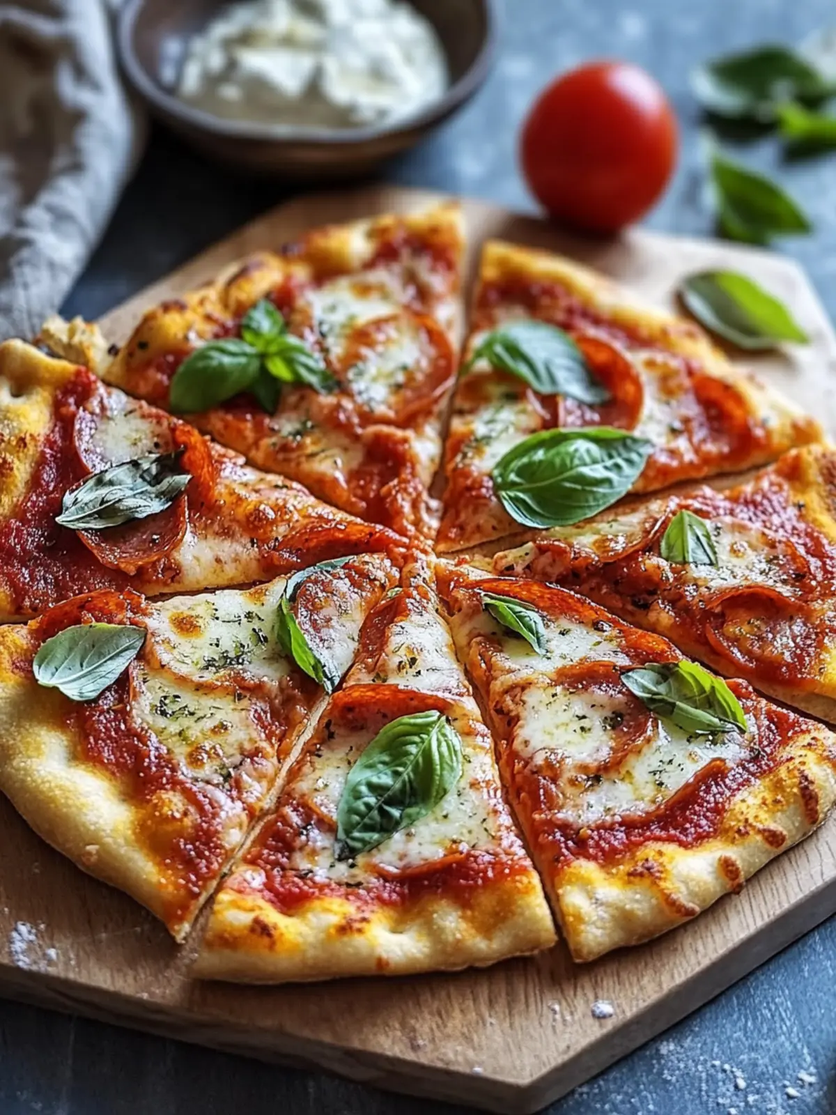 Pizzastangen aus Pizzateig