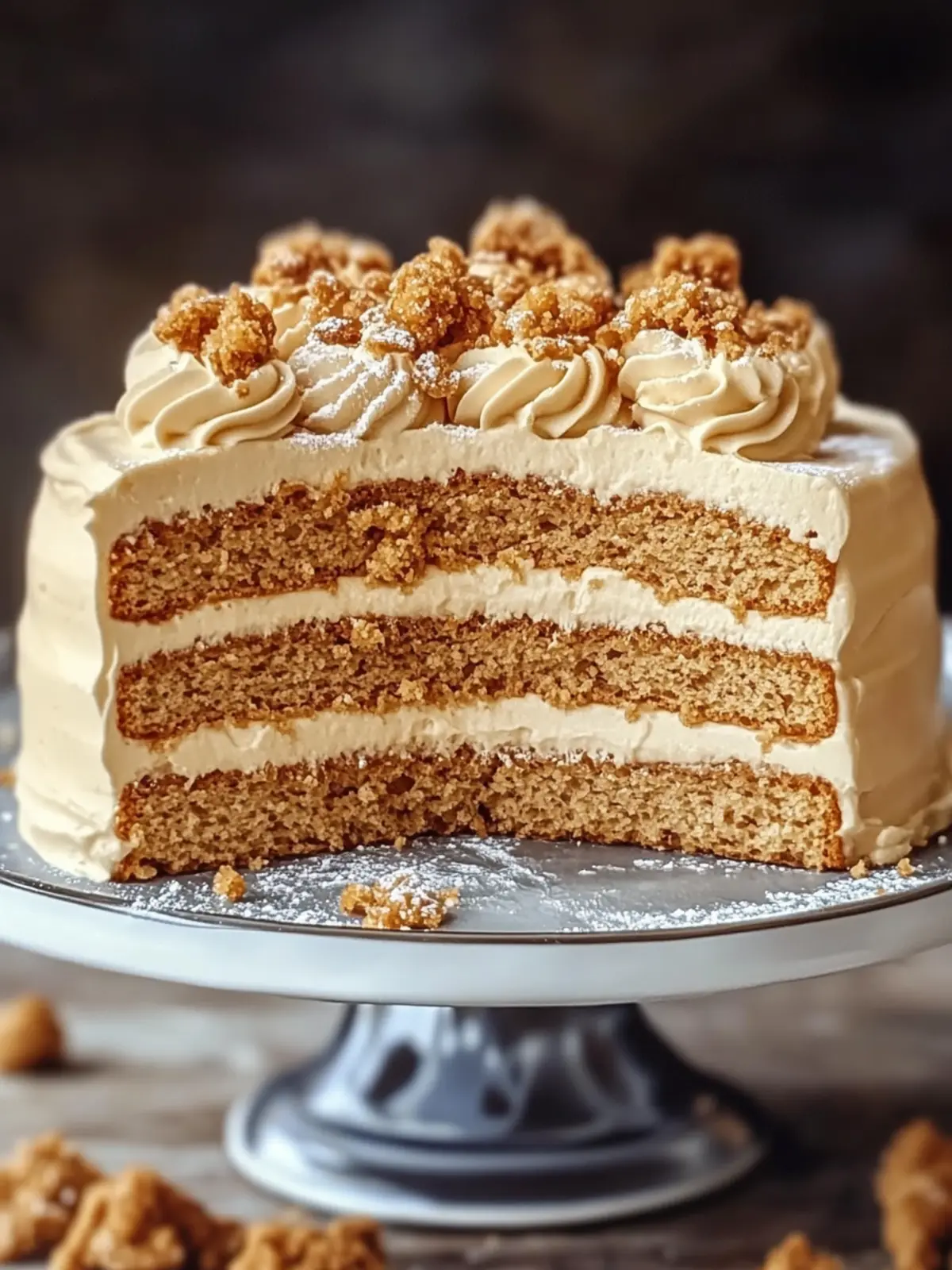 Feuchter Biscoff-Kuchen