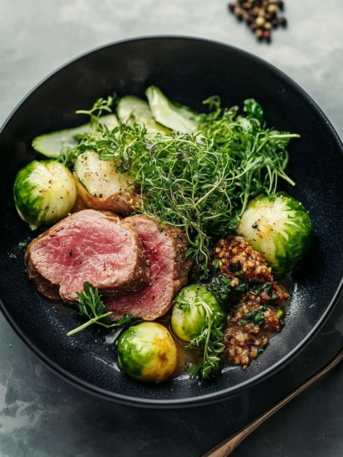 Rosenkohl Hackfleisch Pfanne