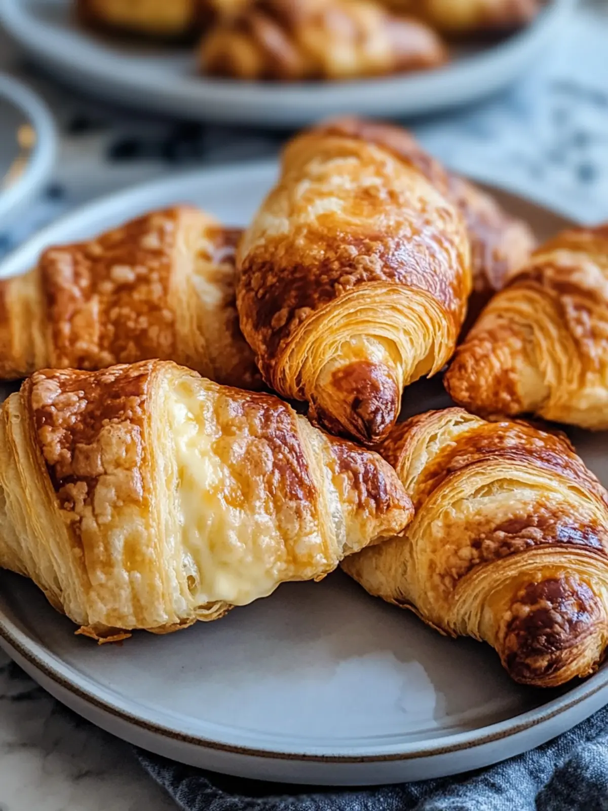 Irresistible Heißluftfritteuse Rinderham Käse Croissants