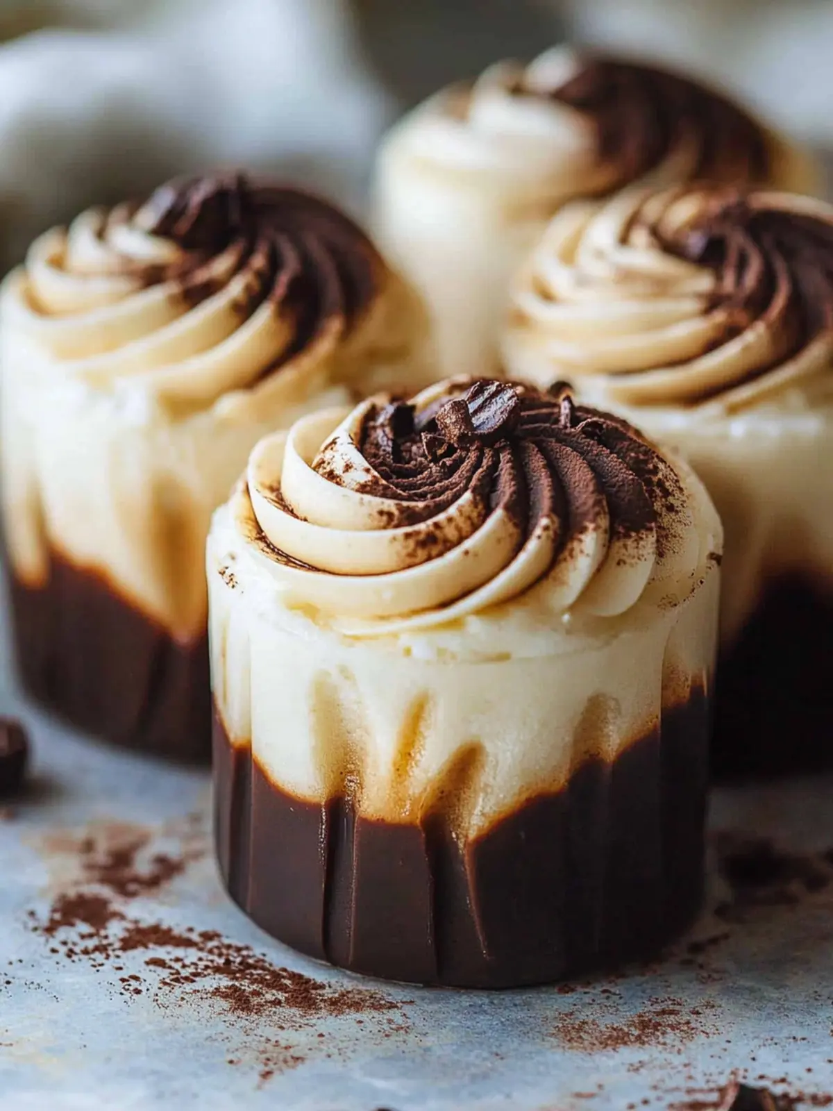 Tender marbled spritz cookies with vanilla and chocolate enjoy