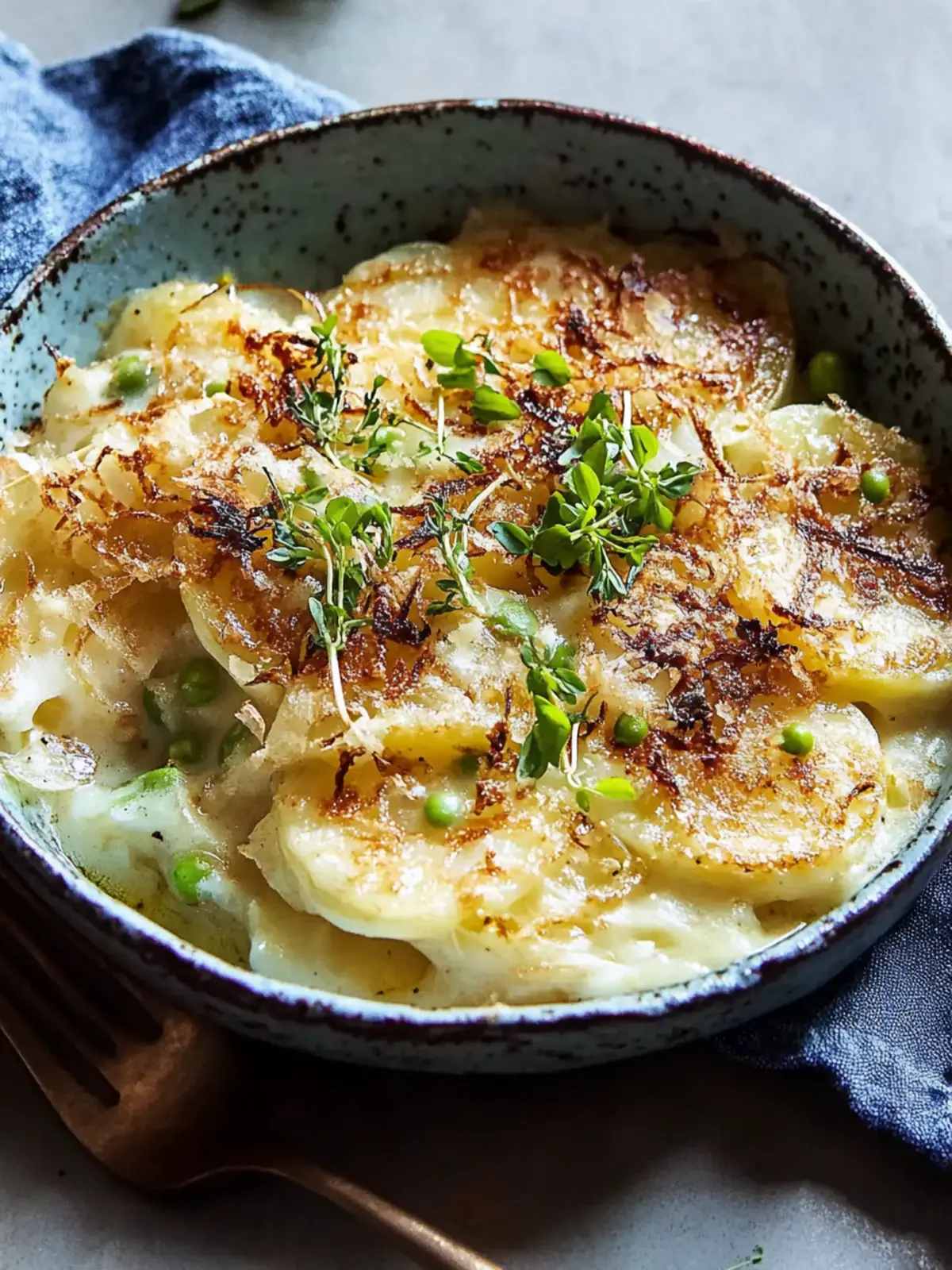 BESTE GEBACKENE KOHLRABI GRATIN