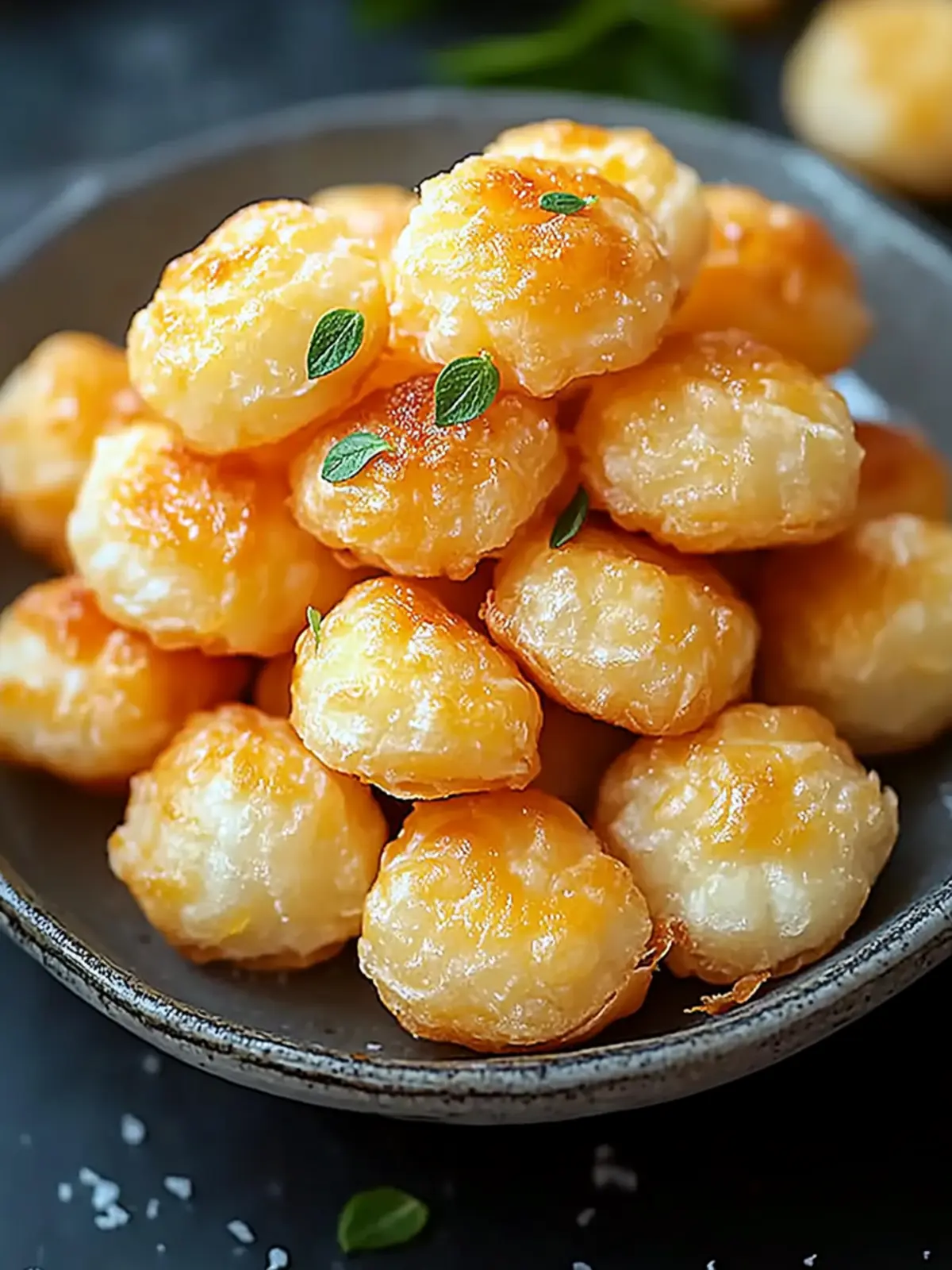 Käse Puff Snacks