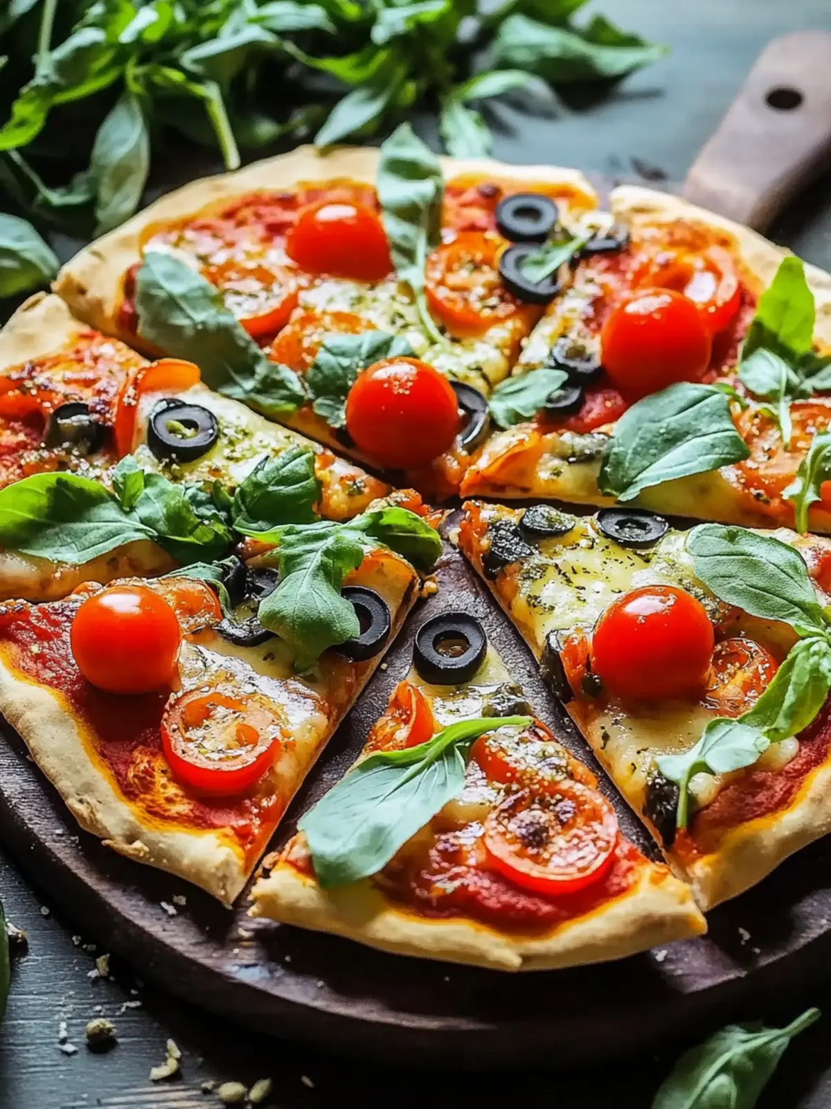 veganer Pizzabelag