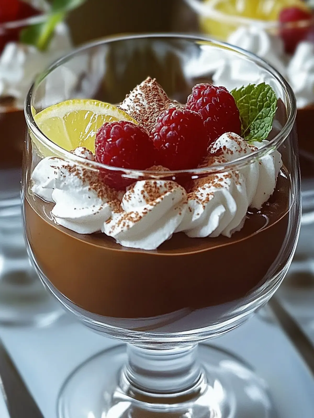 Delizious Hüttenkäse Schokoladenmousse