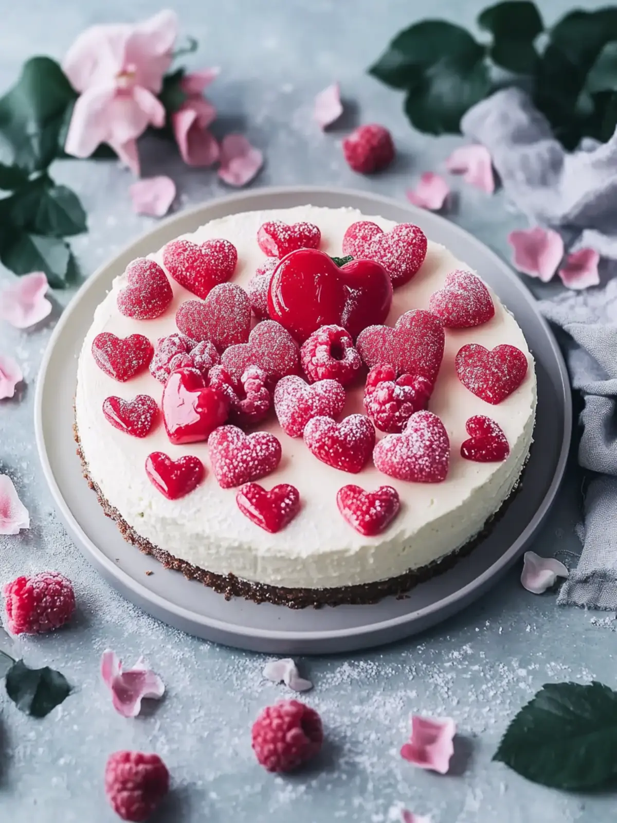 Herzförmiger Valentinstag