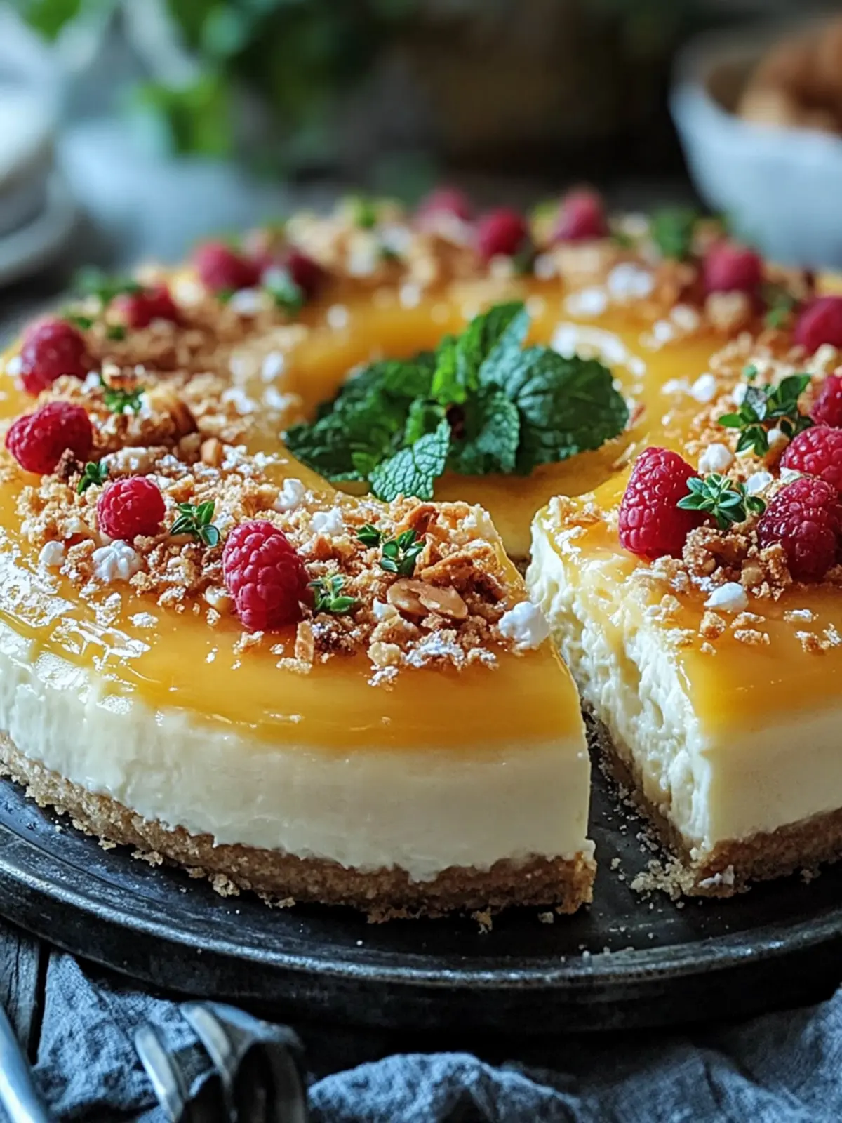 Königliche Hawaiianische Käsekuchen-Dänisch