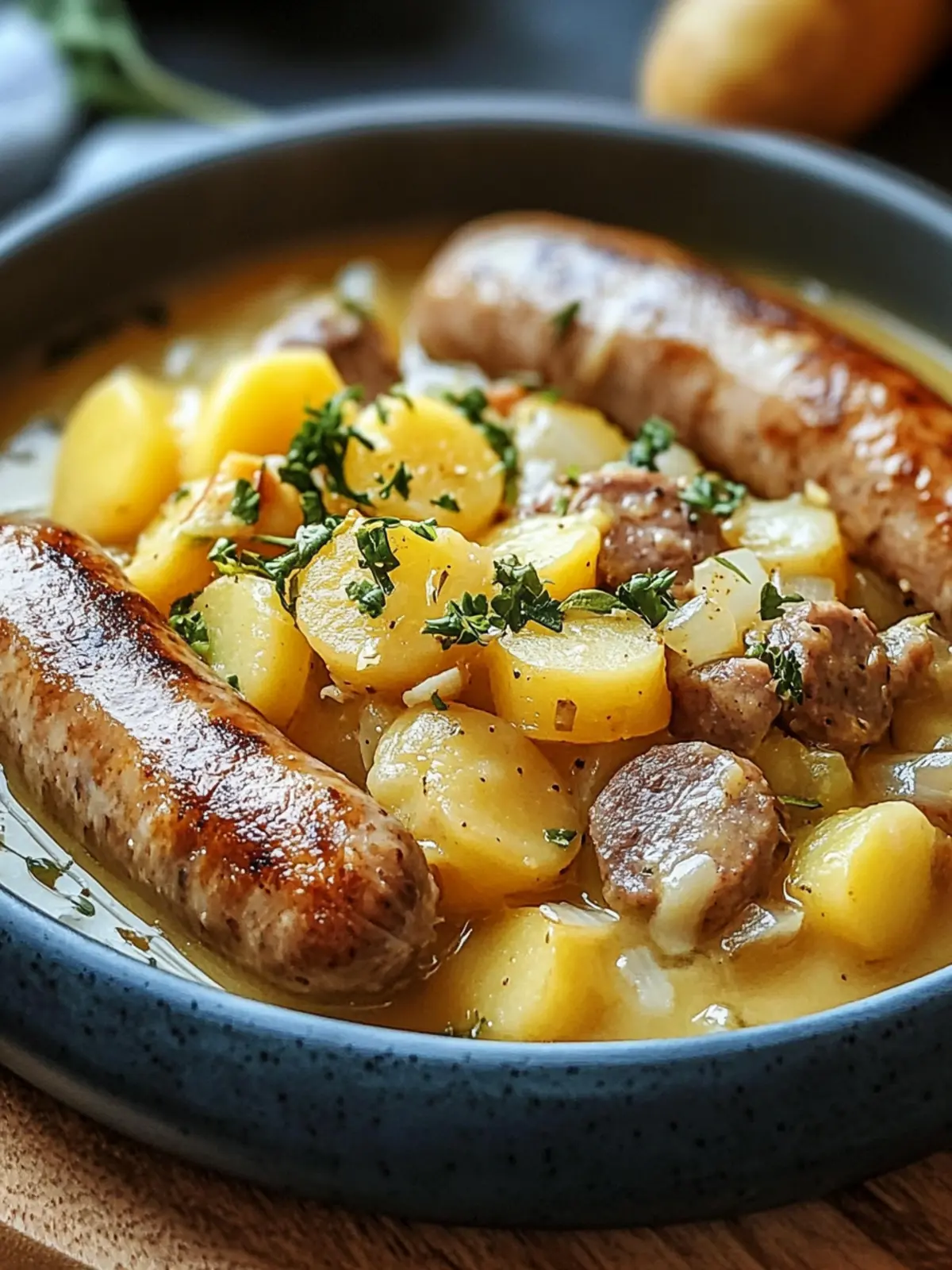 Kartoffel- und Wurst-Eintopf